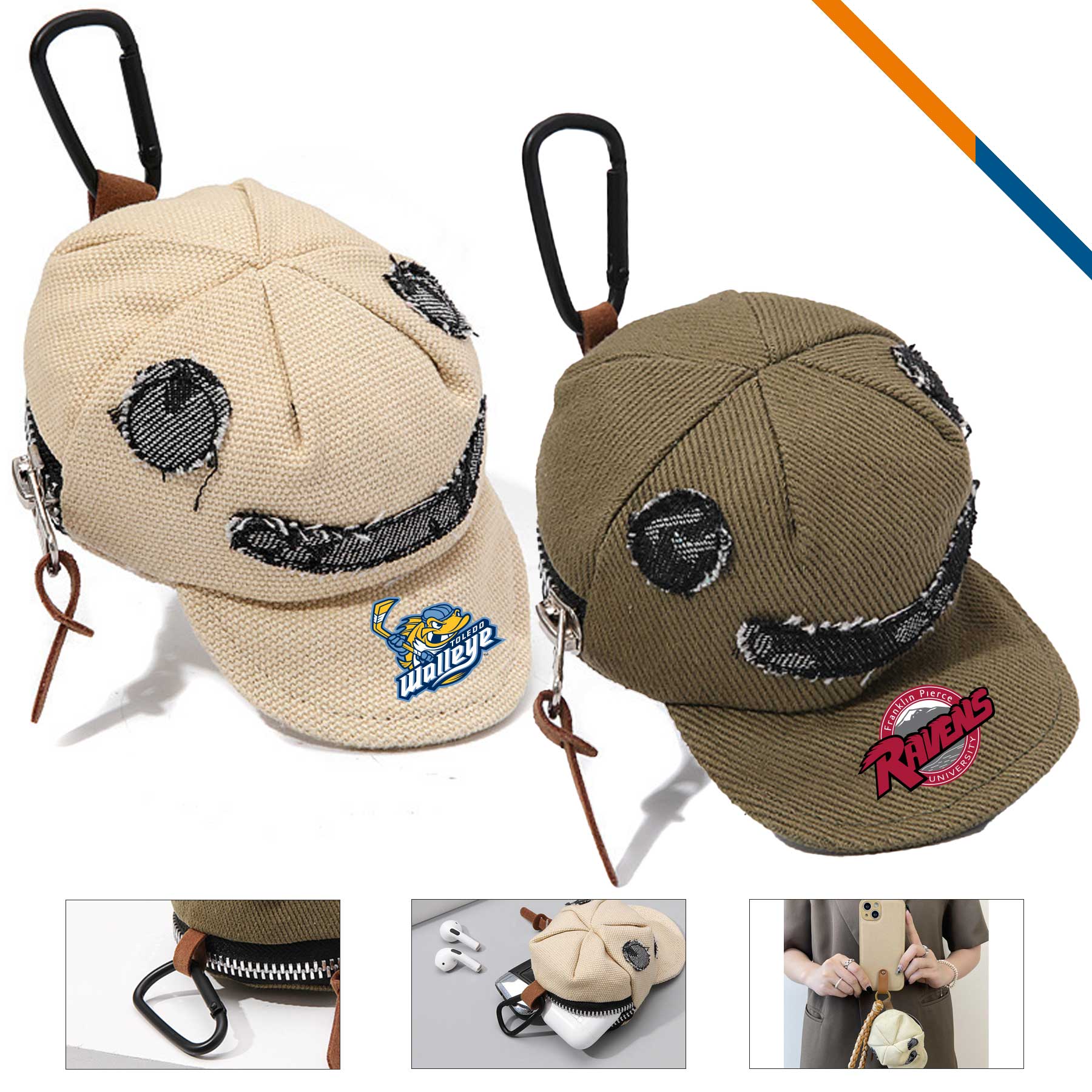 Elmy Baseball Cap Coin Purse 2