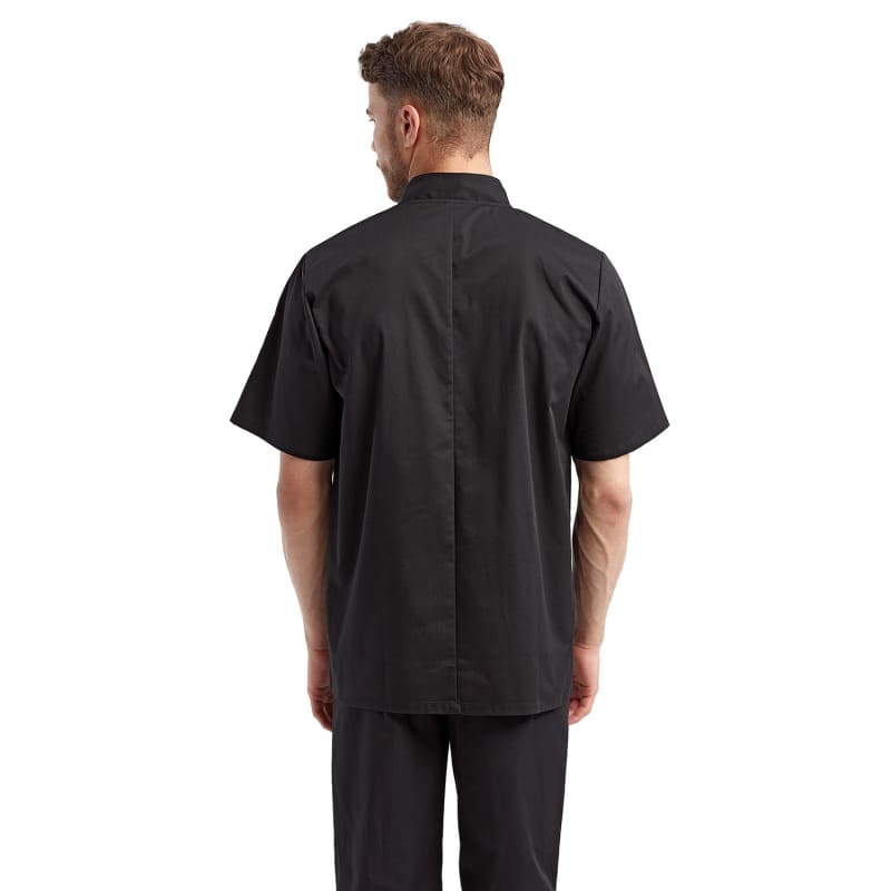 Artisan Collection By Reprime Unisex Short-Sleeve Recycled Chef's Coat 15