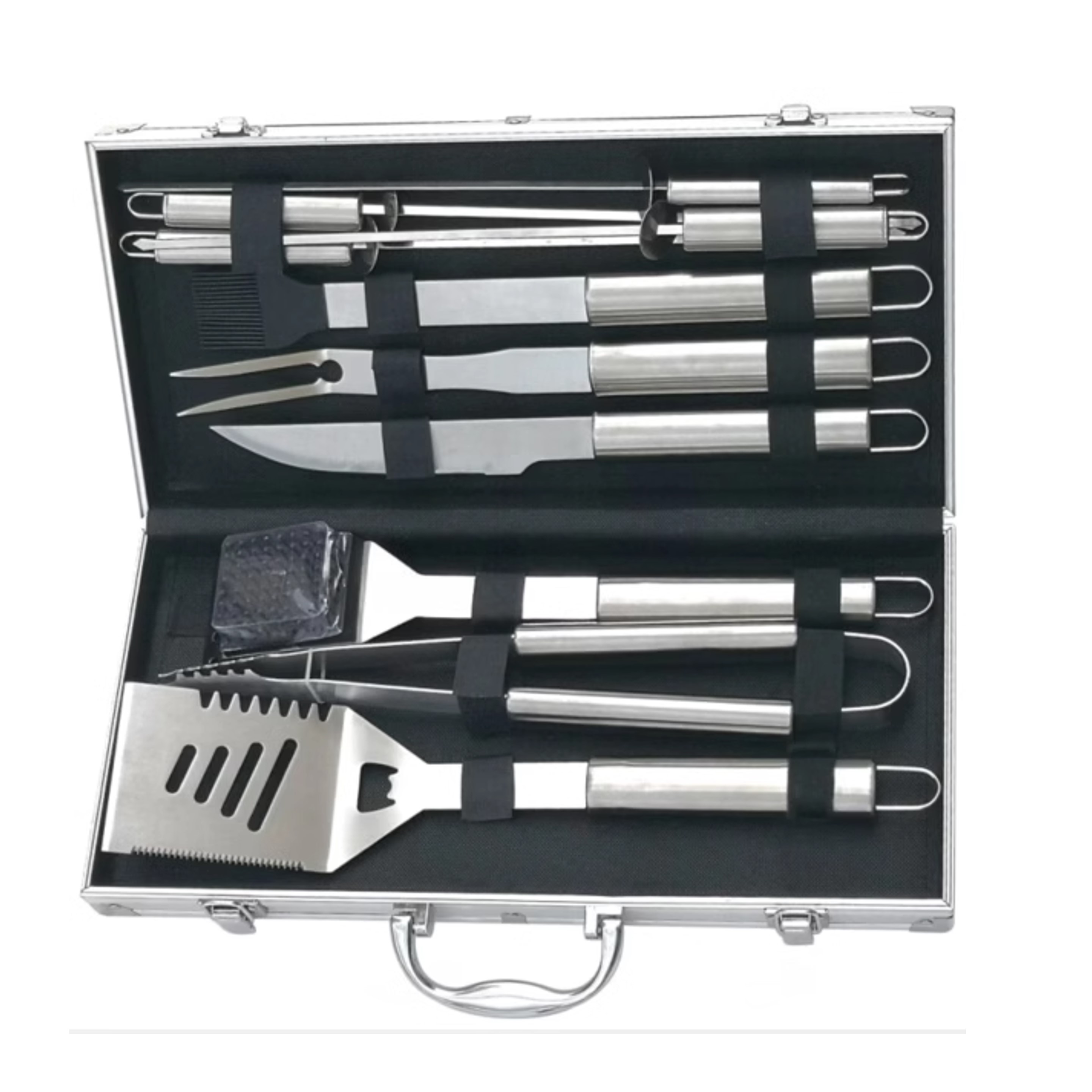 10pcs BBQ Tool Set in Aluminum Case - OCEAN 5