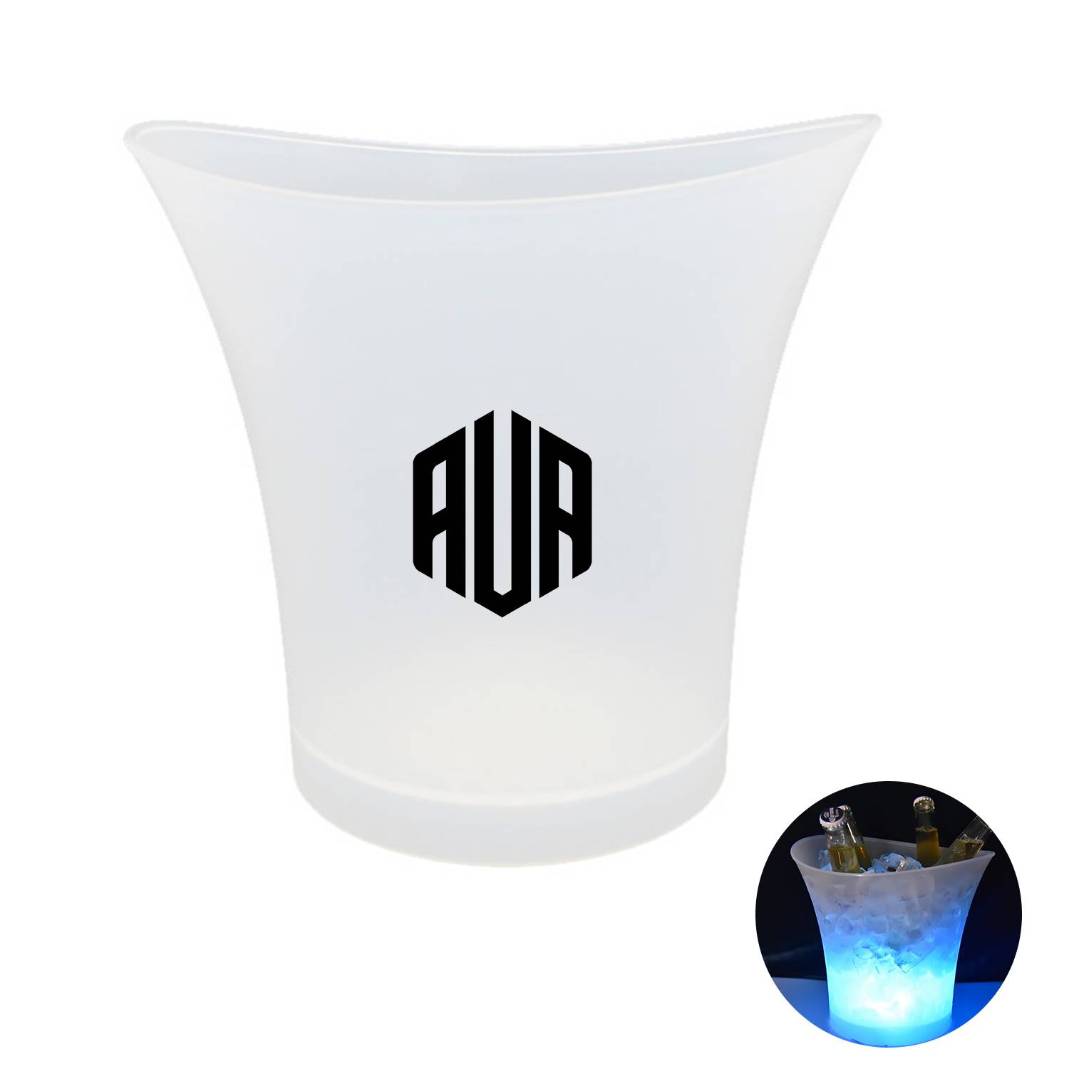 LED Plastic Illuminated Ice Bucket 3