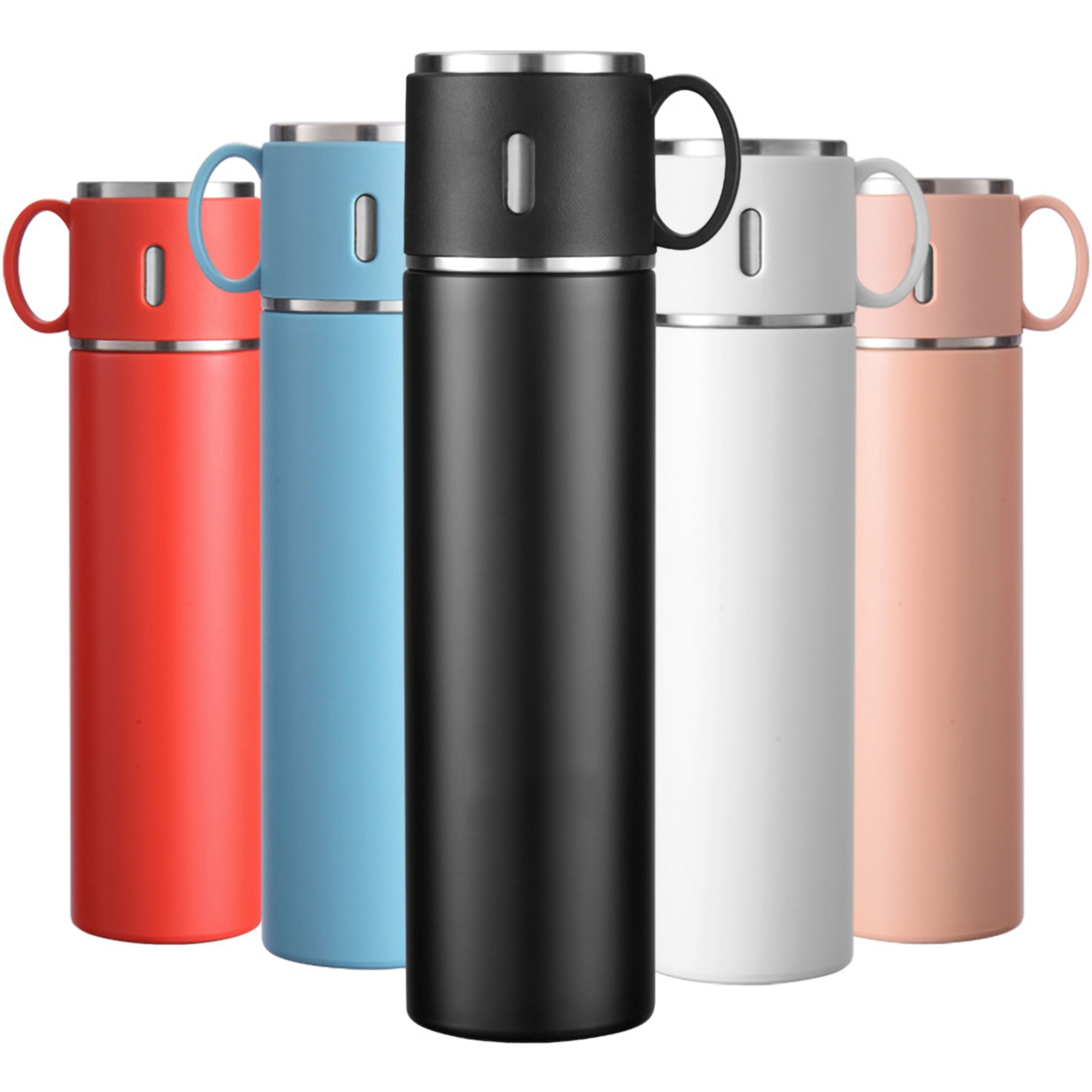 14 Oz. Stainless Steel Wide Mouth Water Bottle w/Lid Cup 2