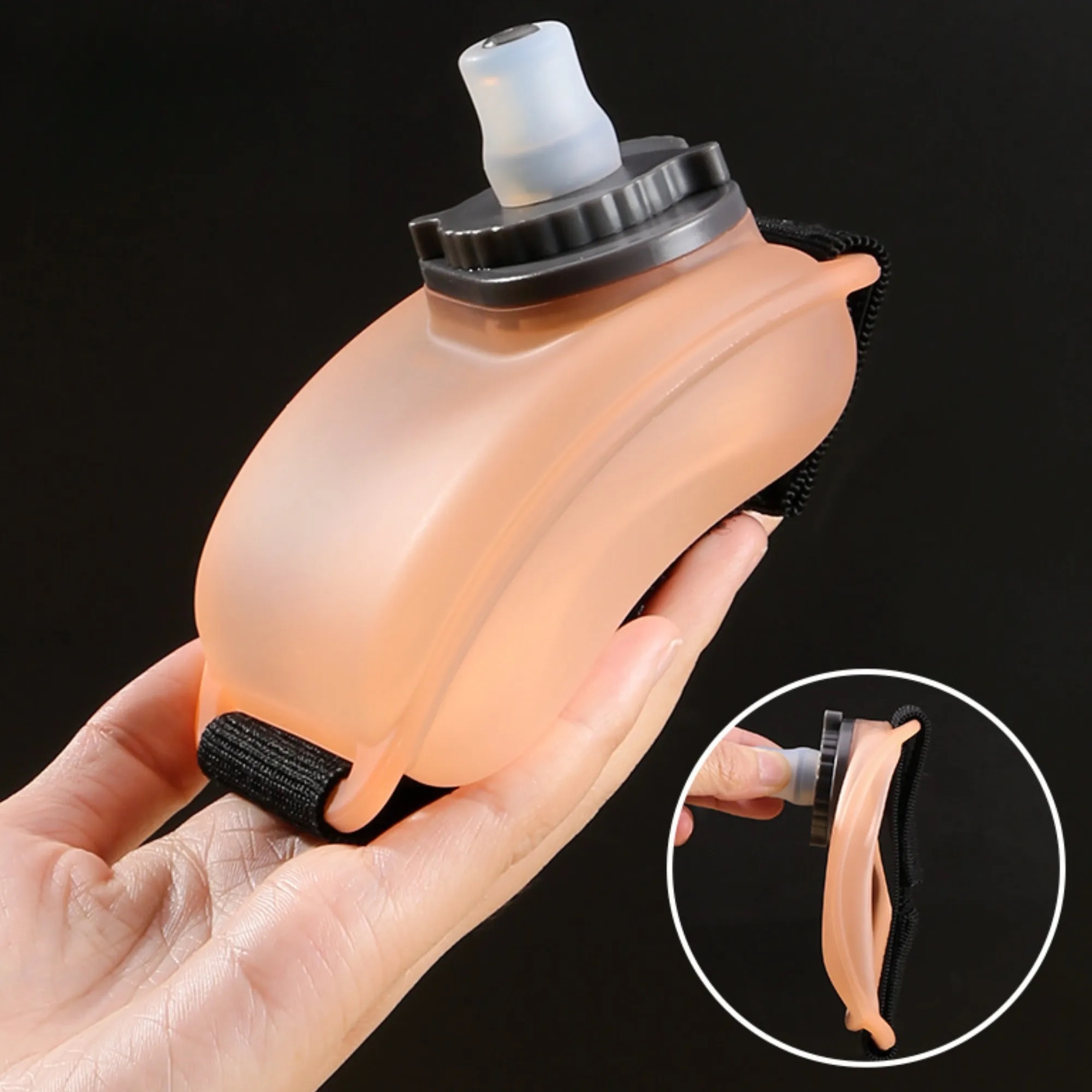 Squeezable Cycling Flask Wrist - Mount Outdoor Sports Promo 1