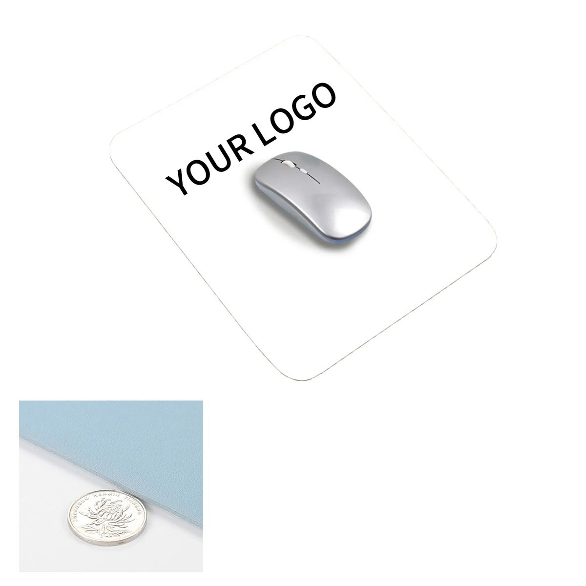 Soft Square Mouse Pad with Anti Slip Rubber Base 2