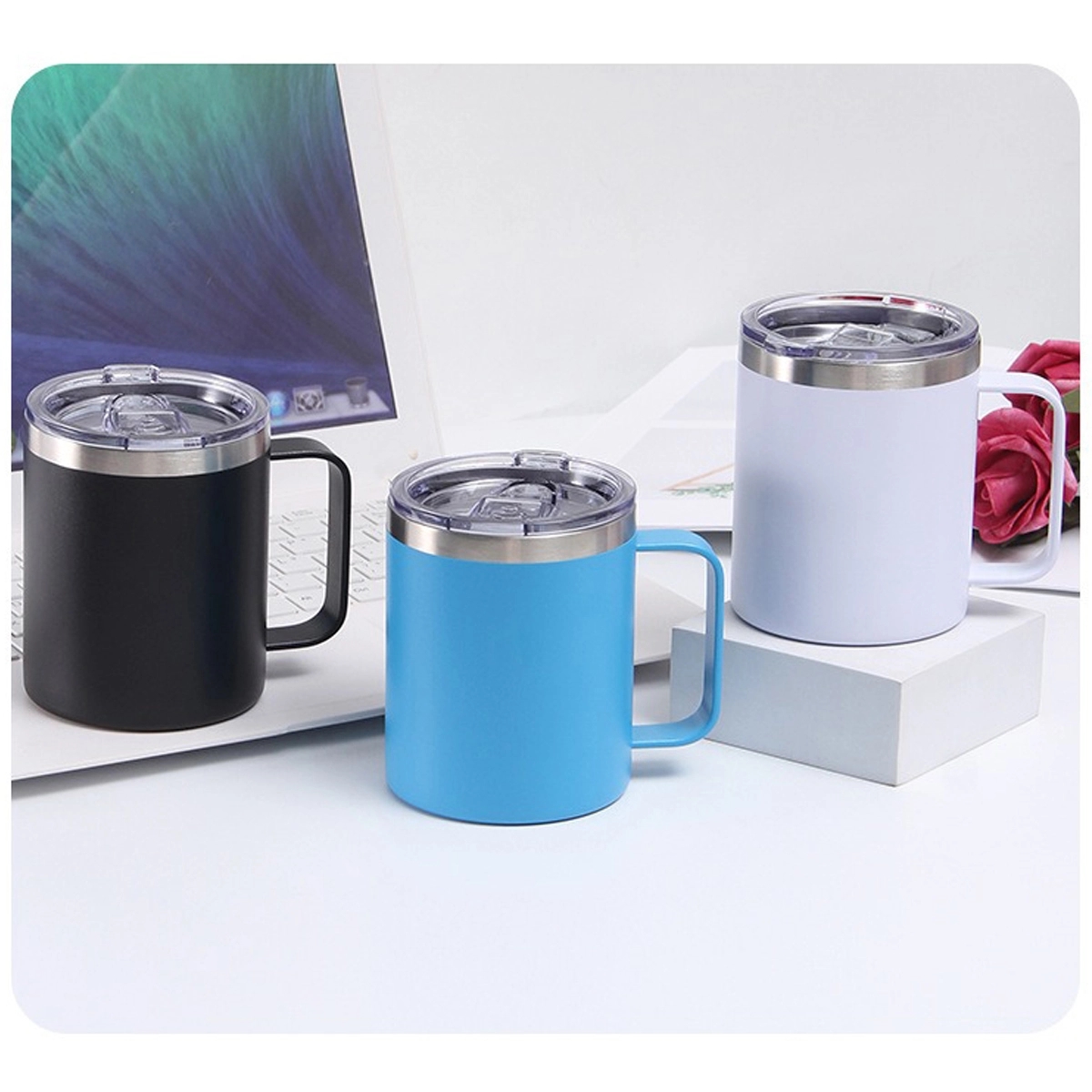 12Oz Stainless Steel Insulated Coffee Mug 3