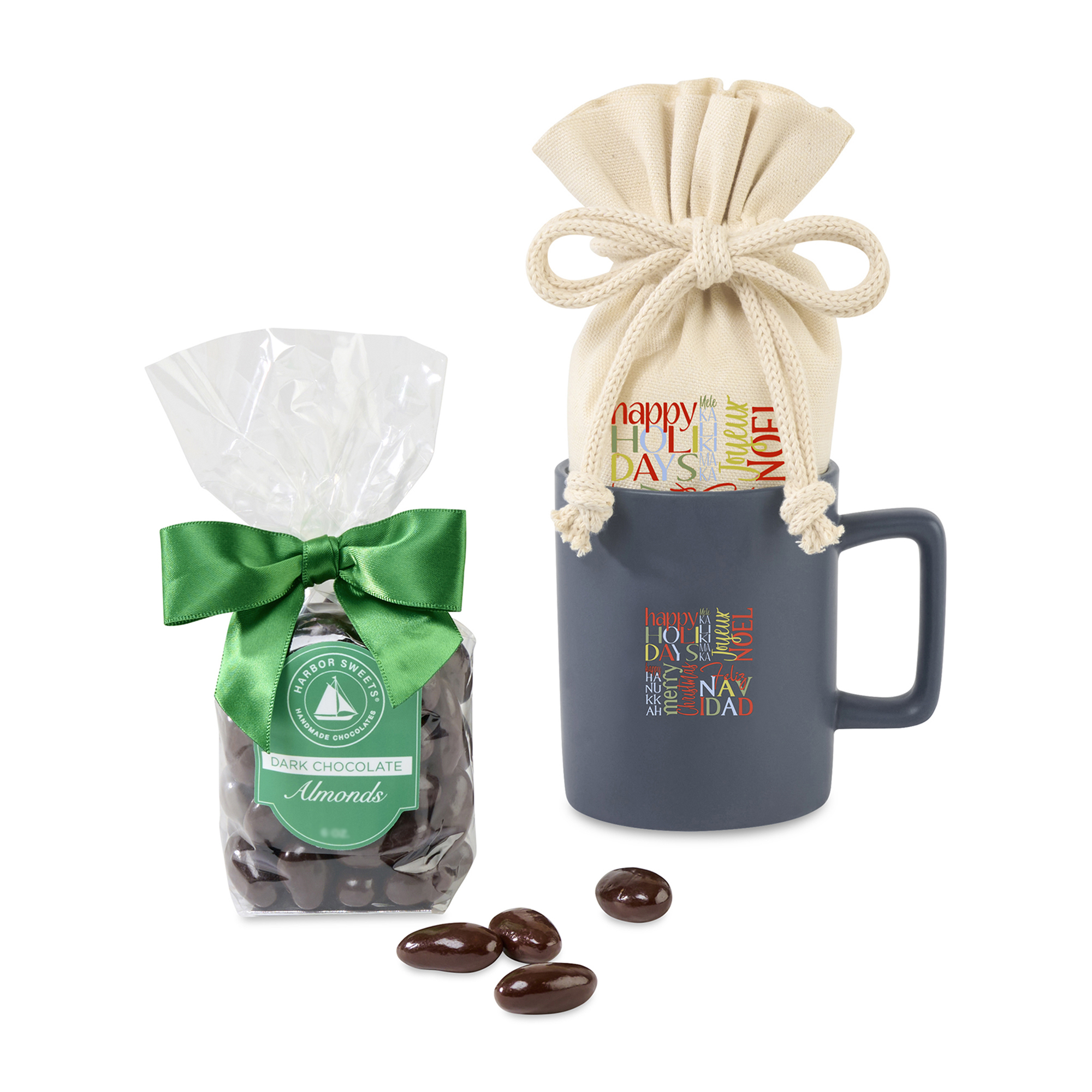 Harbor Sweets Chocolate Covered Almonds Mug Stuffer 8