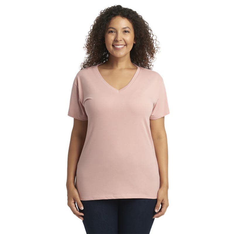 Next Level Ladies Relaxed V-Neck T-Shirt 1