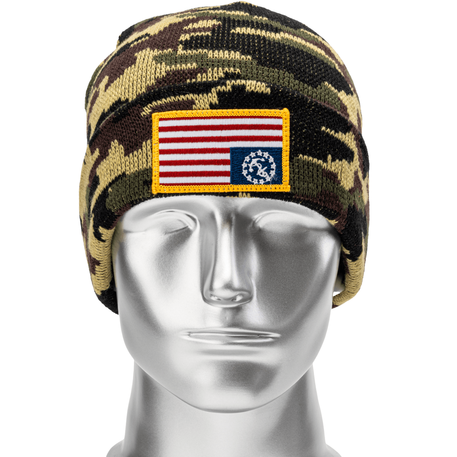 Unisex Camouflage Knitted Cuffed Beanie 6