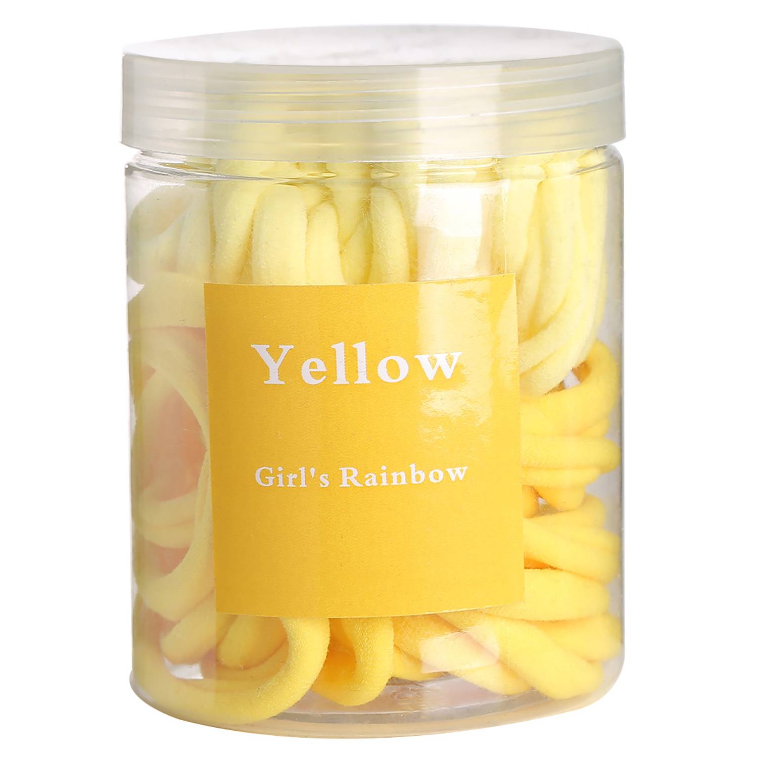 50pcs Seamless Elastic Hair Ties - Bulk Pack for Daily Use 7