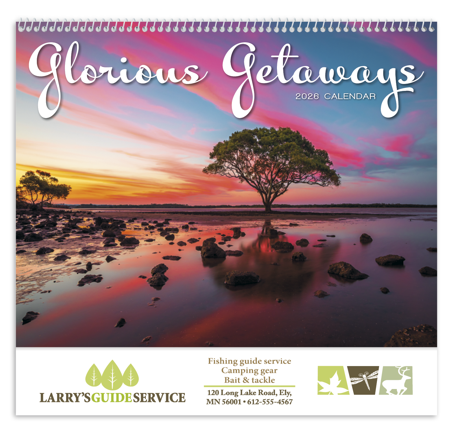 Good Value™ Glorious Getaways - Spiral Calendar 48