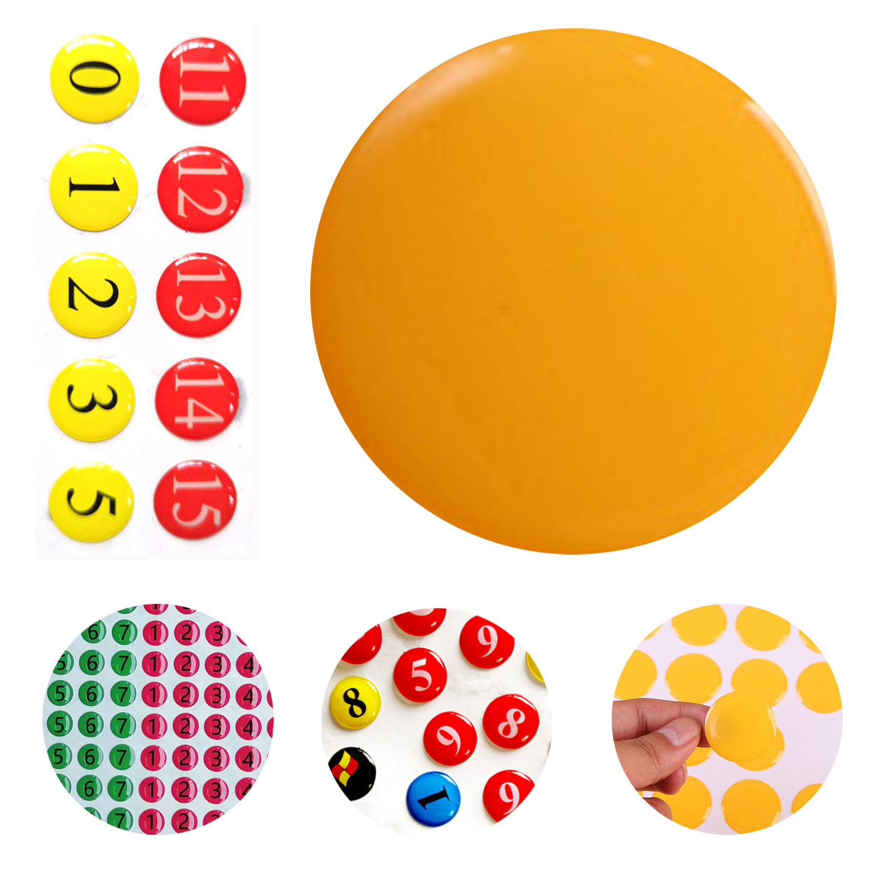 Printed Dome Label 2