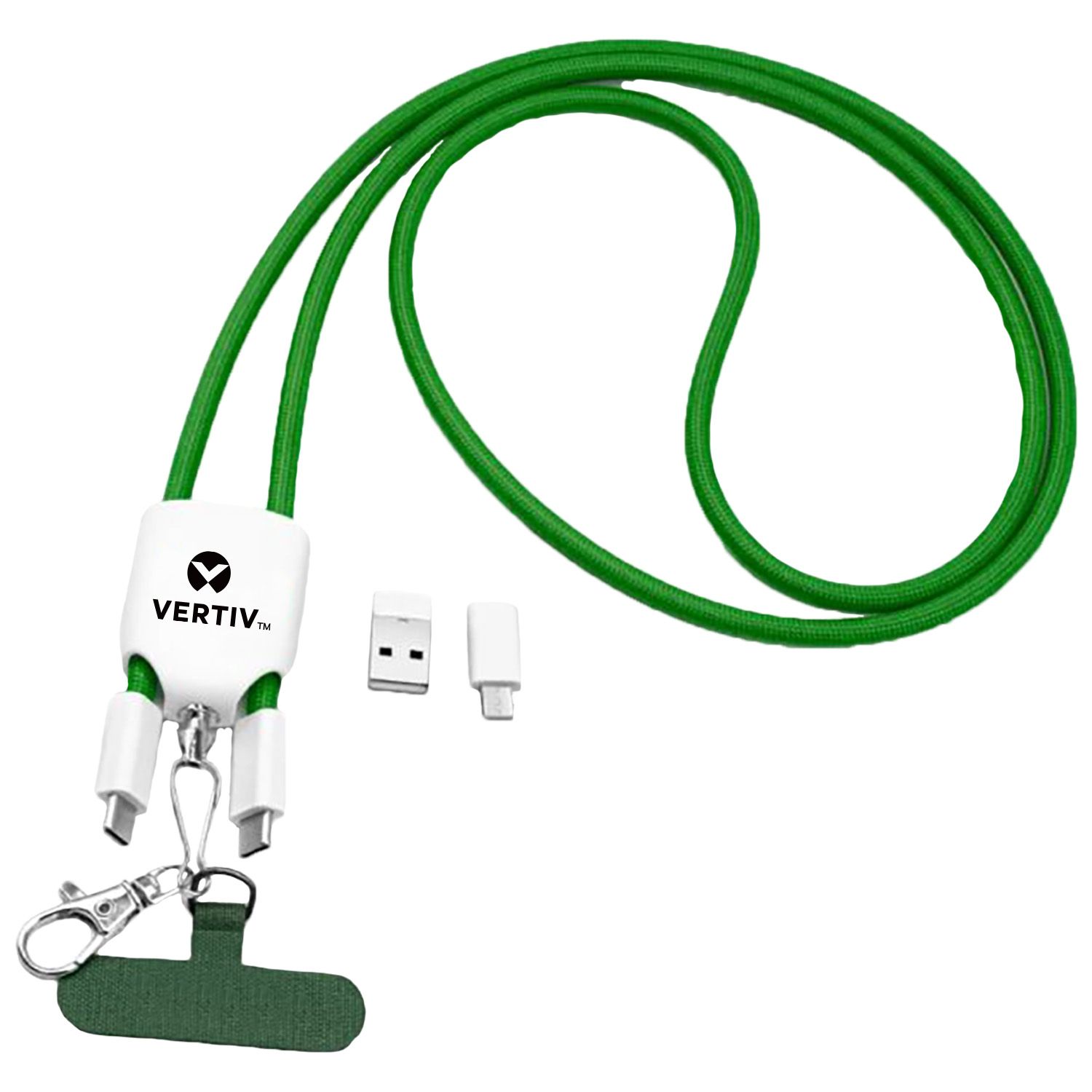 4-IN-1 Charging Cable Crossbody Lanyard Cell Phone Holder 1