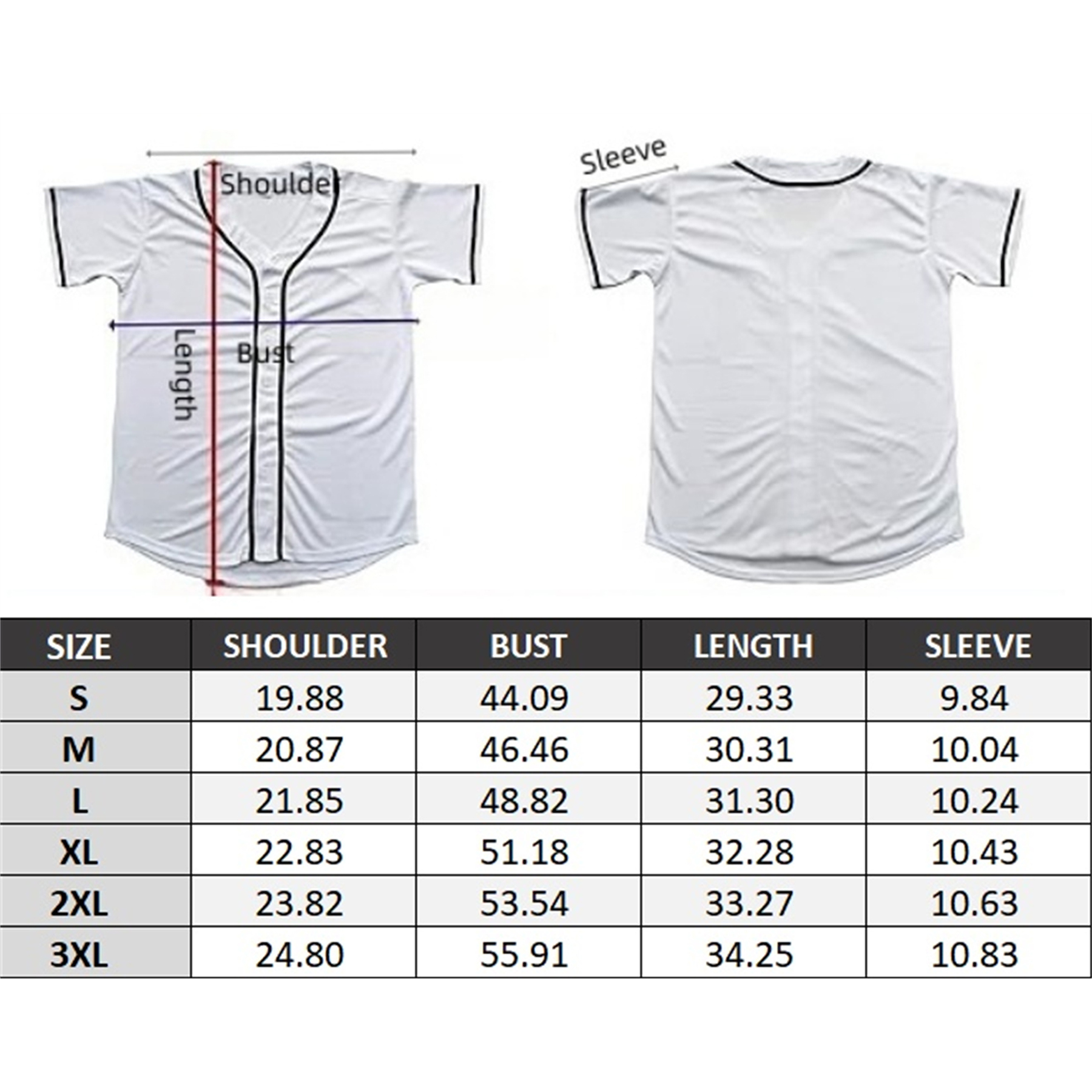 Full Button Jersey 23