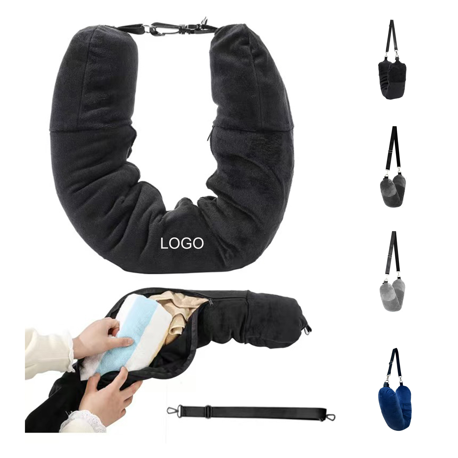 Creative Luggage Storage Travel Pillow 6
