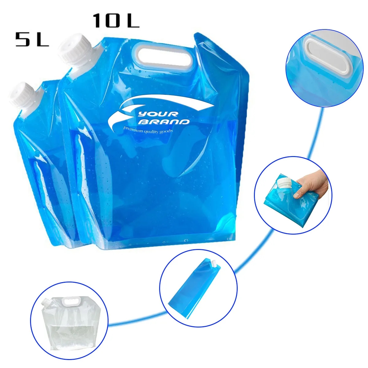 Portable Handheld Folding Water Hydration Bag 1