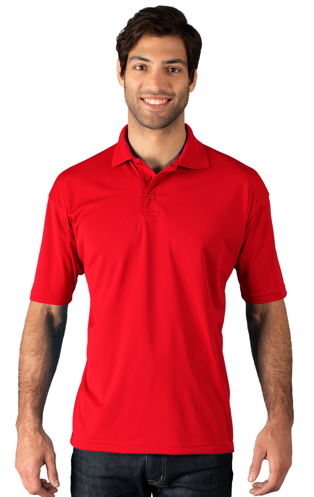 Men's Snag Resistant Wicking Short-Sleeve Polo 19