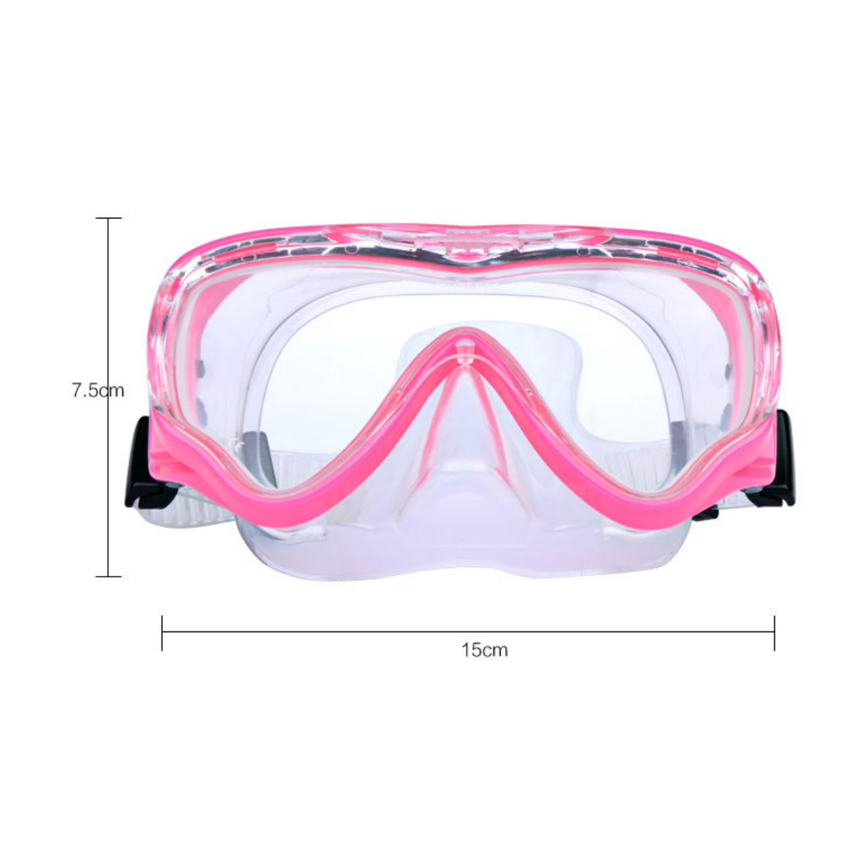 Large Frame Diving Goggles For Kids W/ Anti-Fog Lens 5