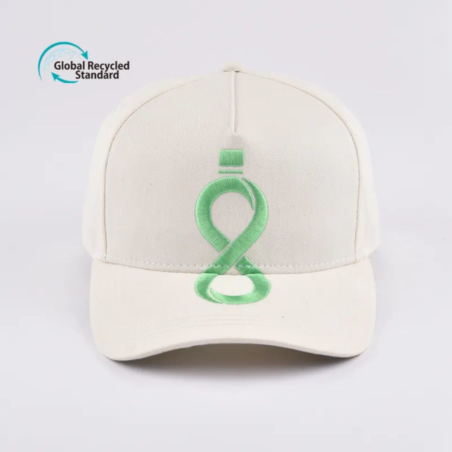 Structured 5 Panel rPET Recycled 100% Polyester Baseball Cap 7