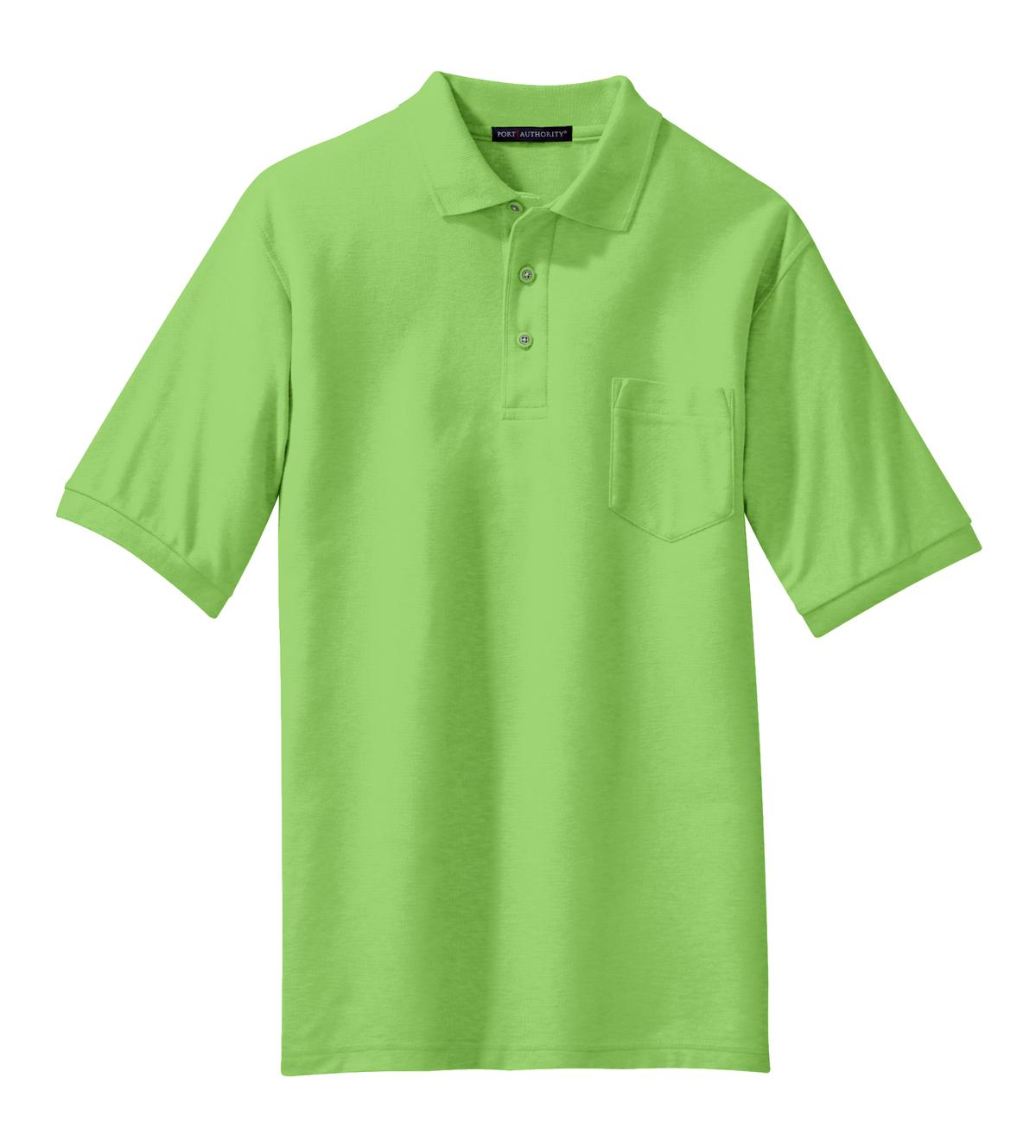 Port Authority Silk Touch Polo with Pocket. K500P 89