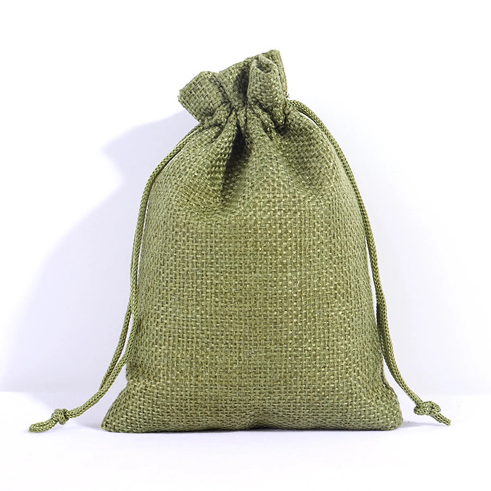 Linen Bunched Holiday Retail Gift Bag 8