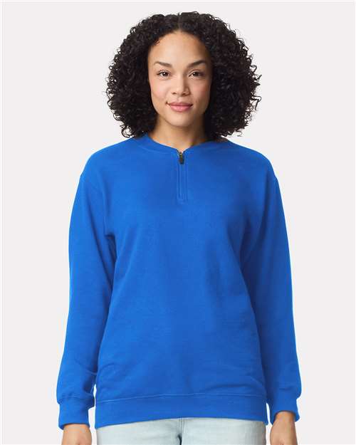 Unisex Softstyle® Midweight Quarter-Zip Sweatshirt - SF008 50