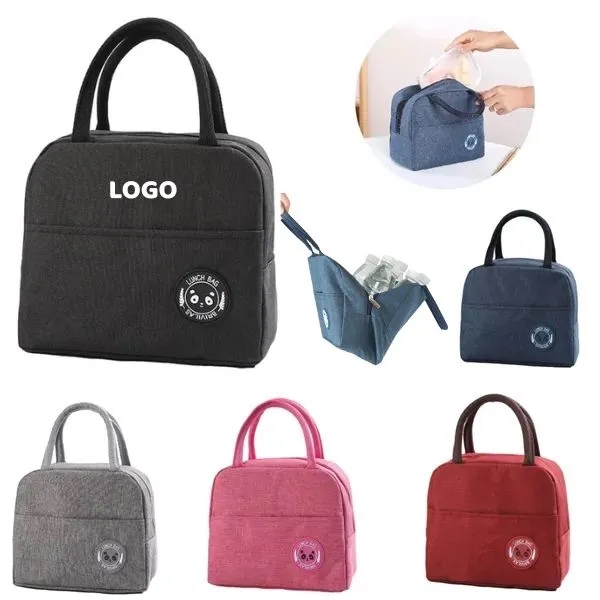 Colorful Insulated Lunch Bag - Spacious Thermal Container 4