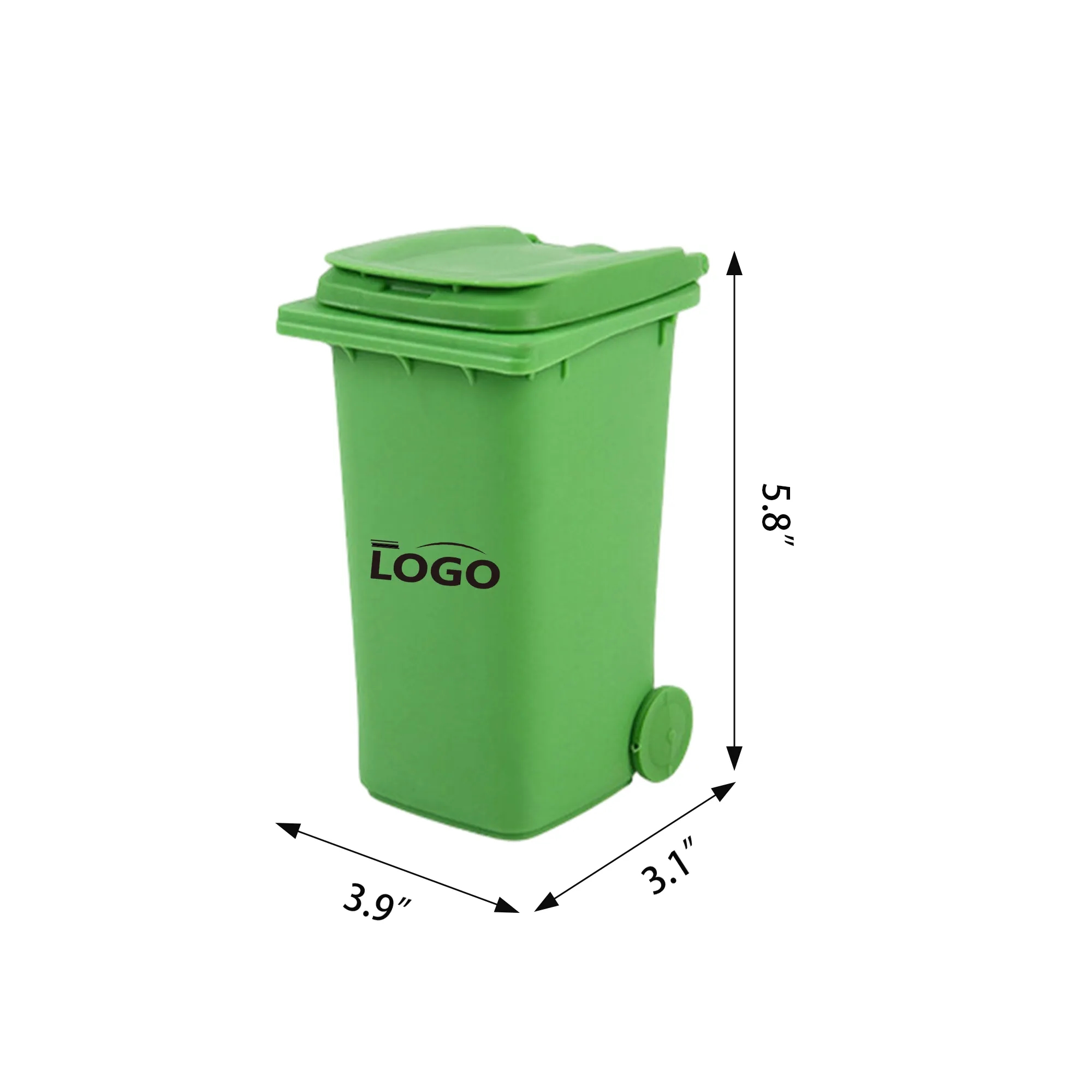 Desktop Mini Trash Can Bucket Pen Holder MOQ 100PCS 2