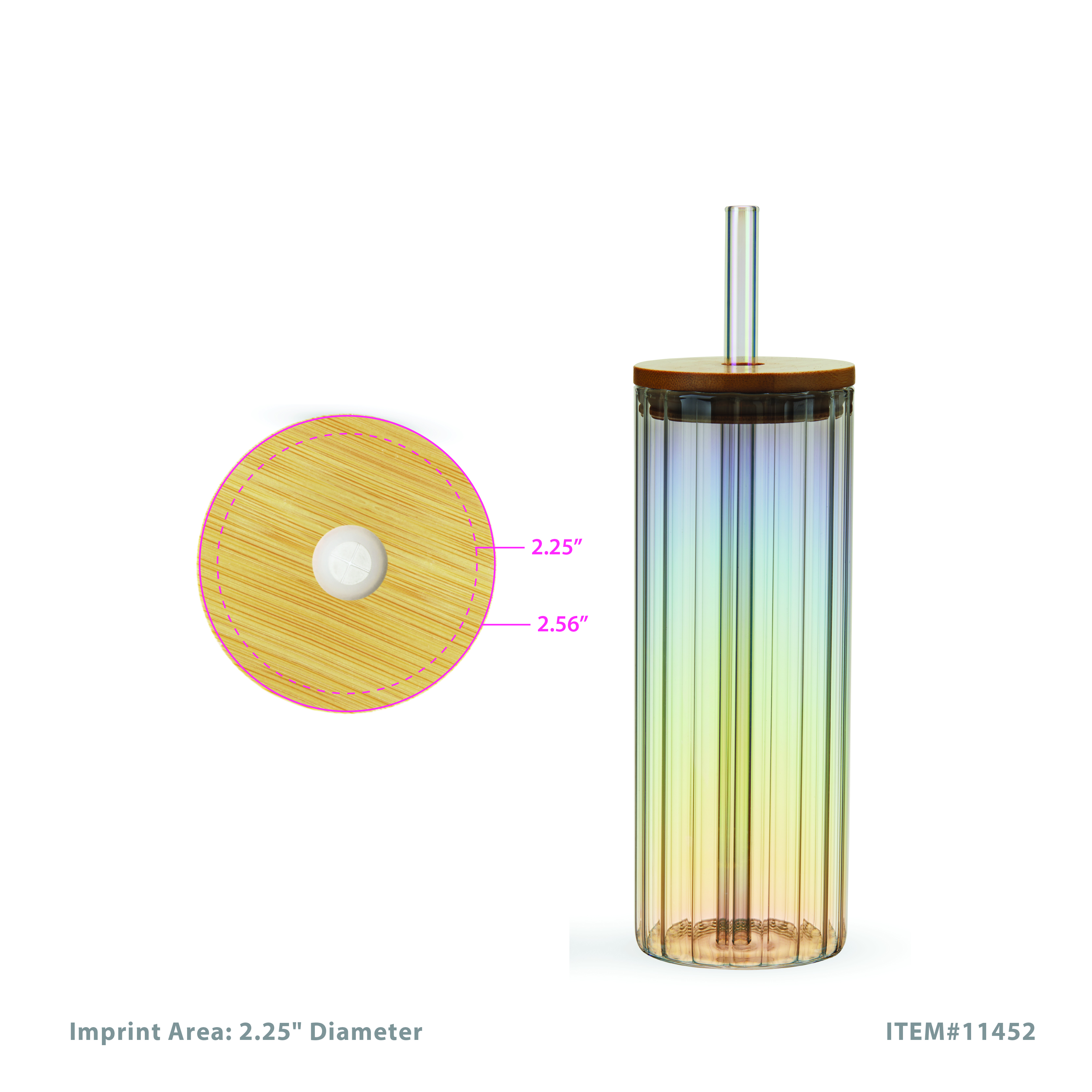 Twine Living® Rainbow Luster Tumbler 1