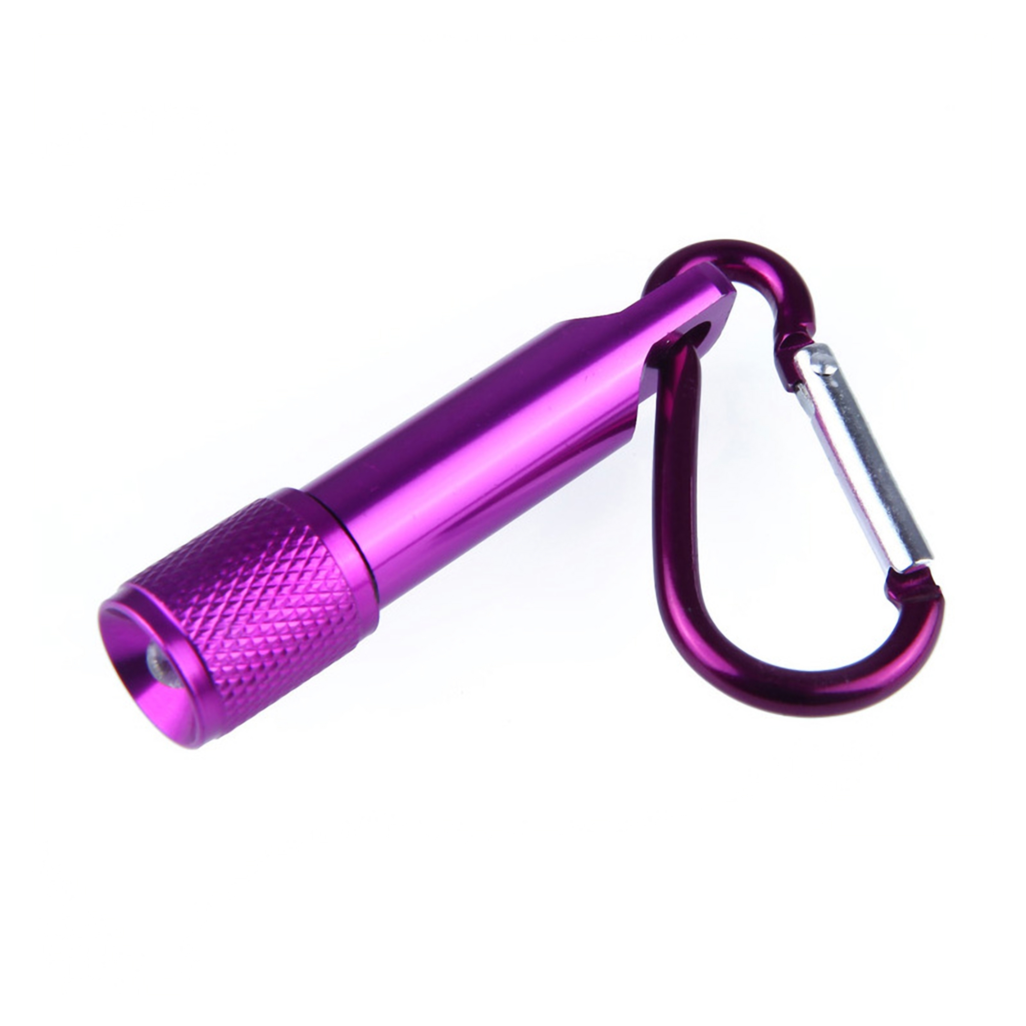 Mini LED Flashlight w/Carabiner Keychain 3