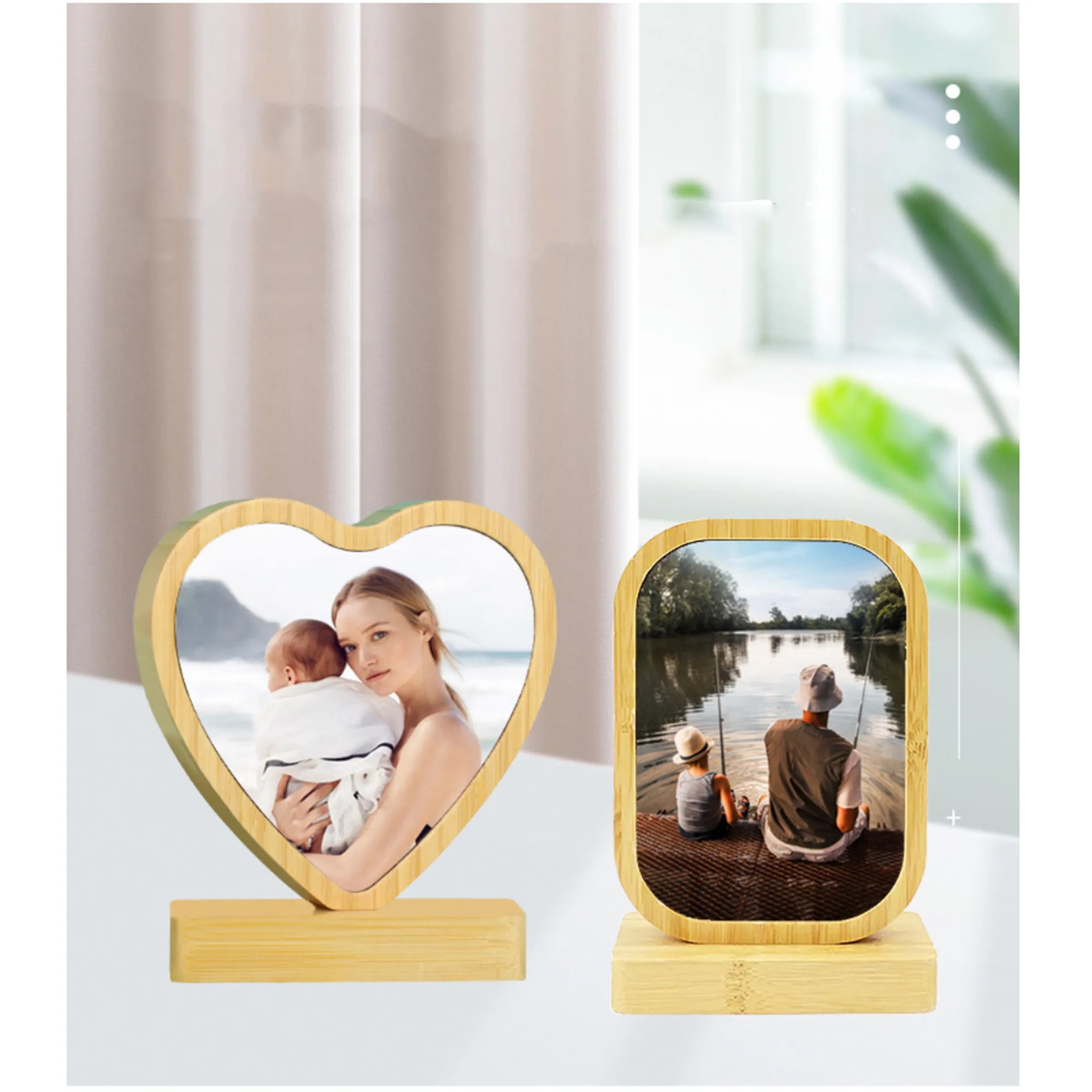 Modern Bamboo DIY Photo Frame Gift 9