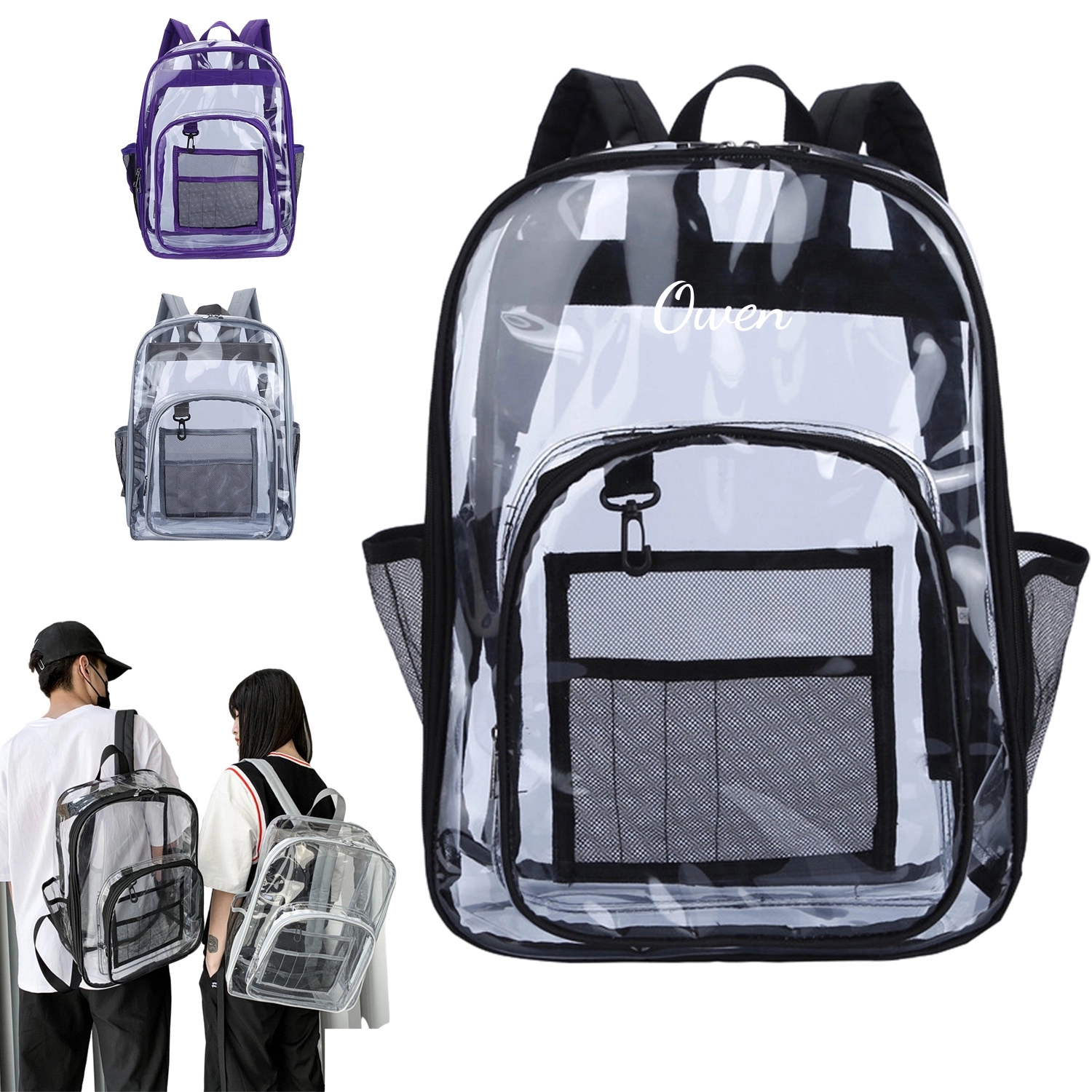 Pvc Clear Backpack 3