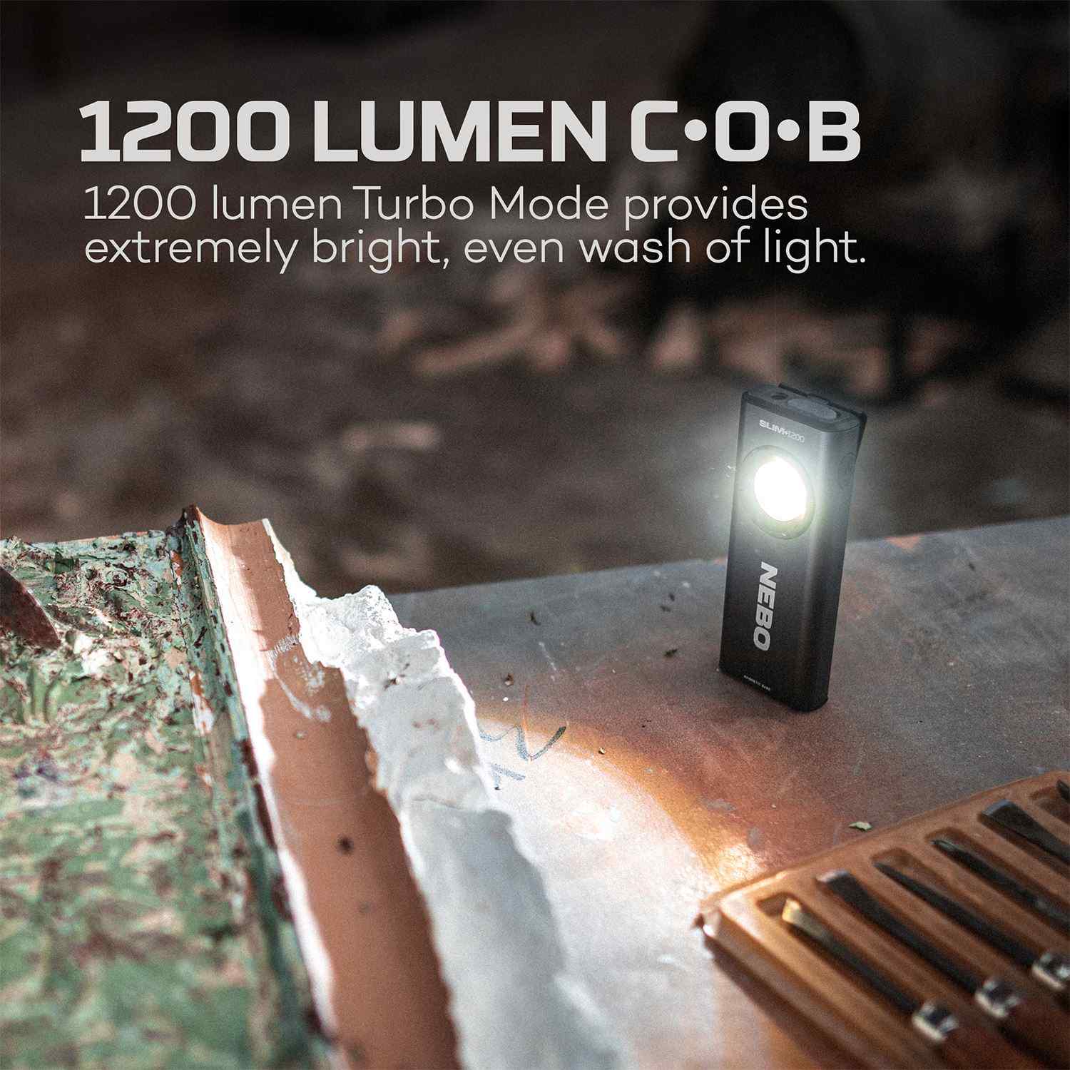 NEBO® Slim+ 1200 Rechargeable Pocket Light 8