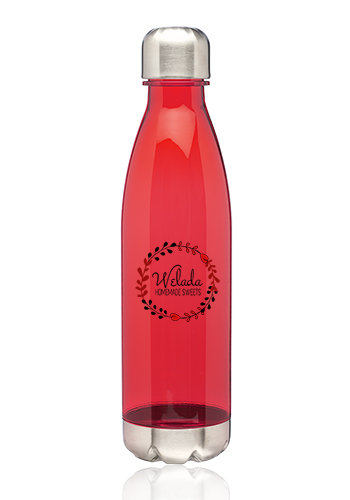 25 oz. Levian Plastic Cola Shaped Water Bottles 1