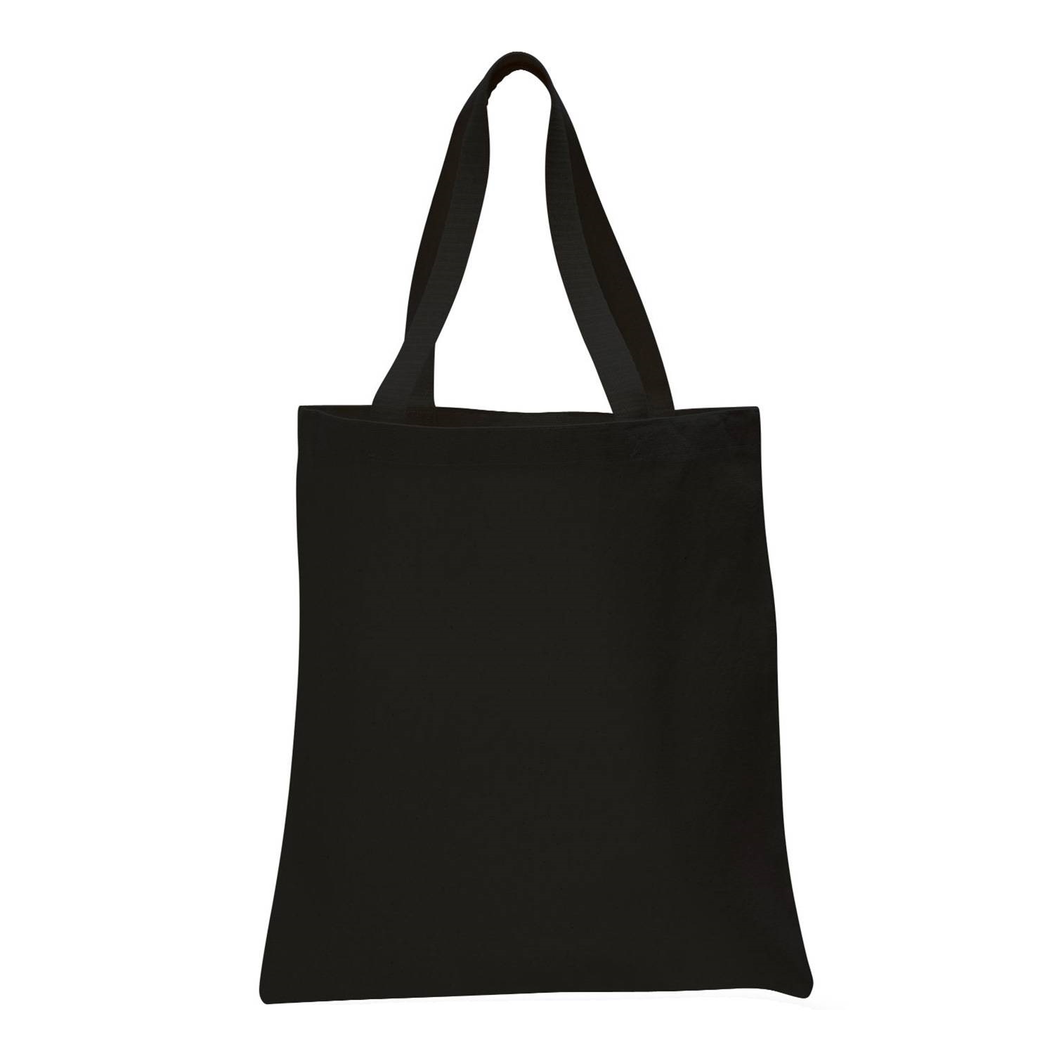 12 oz. Cotton Canvas Tote Bag with Web Handles 3