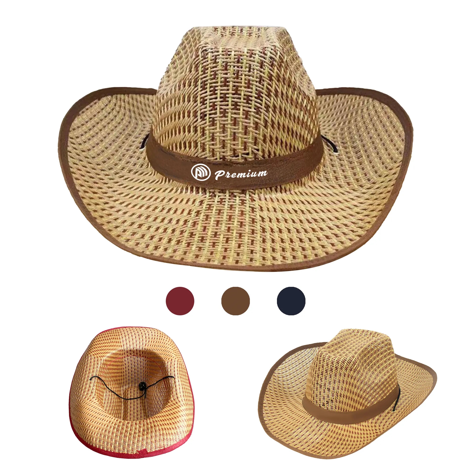 Straw Wide Brim Hat 3