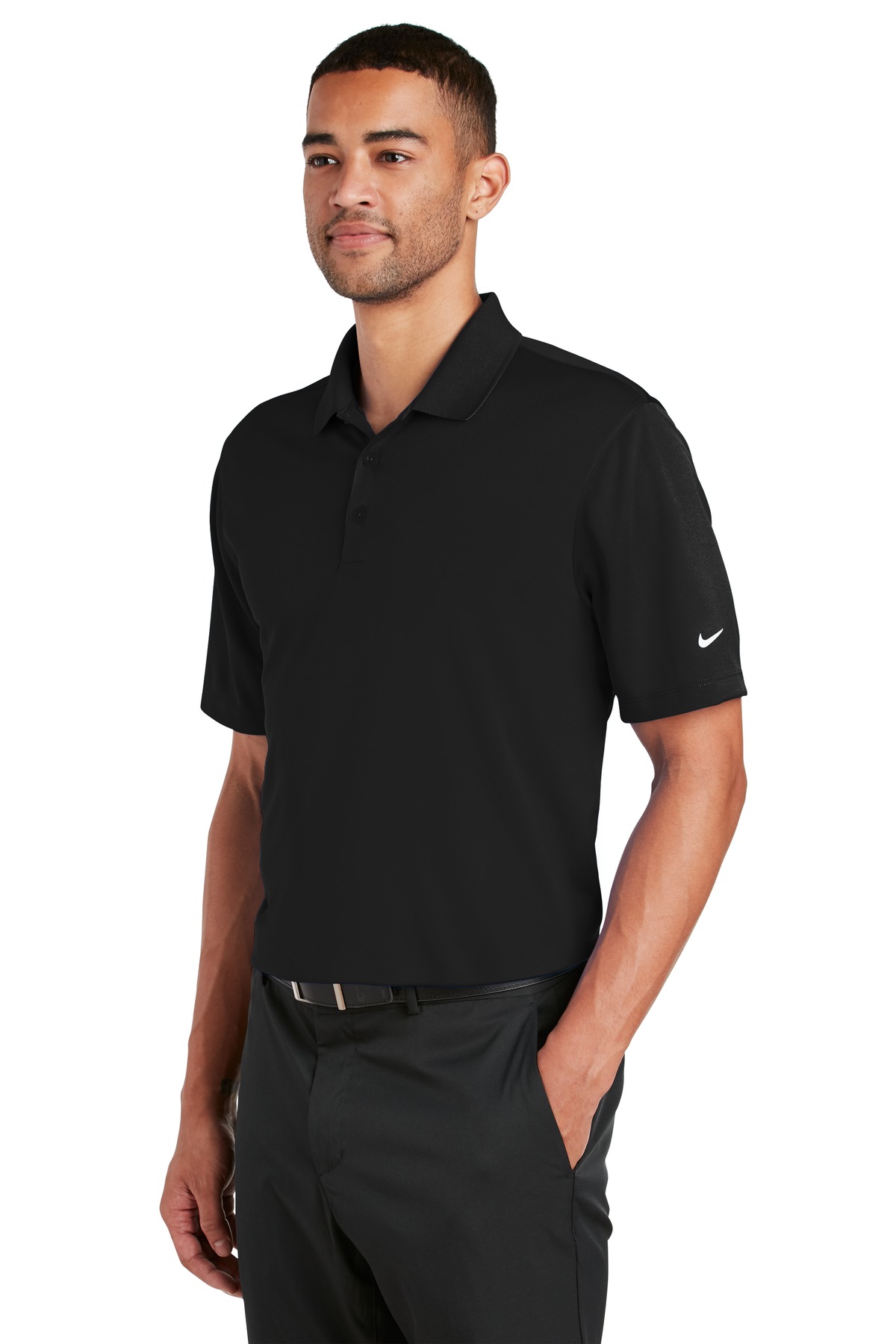 Nike Dri-FIT Classic Fit Players Polo with Flat Knit Collar. 838956 8