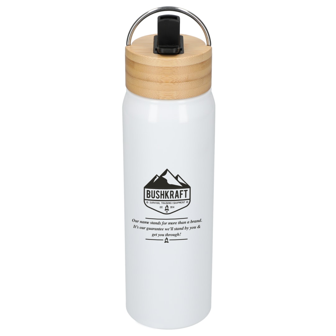Billy 26oz Aluminum Bottle w/ FSC® Bamboo Lid 115