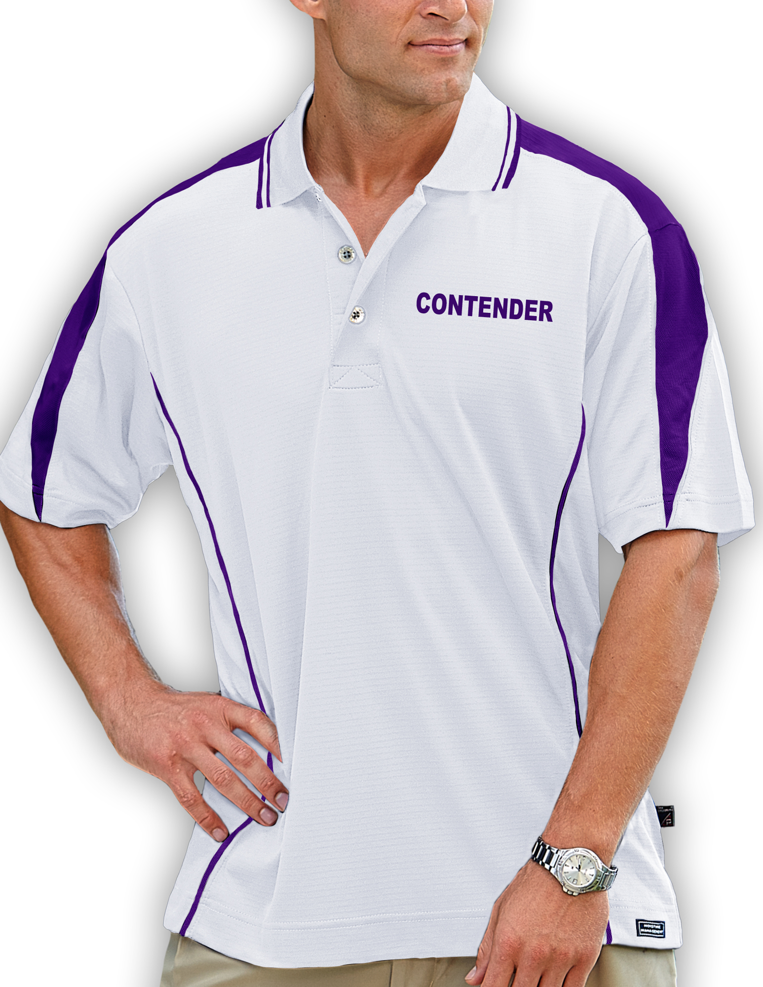 Men's Contender Ottoman Polo Shirt 2