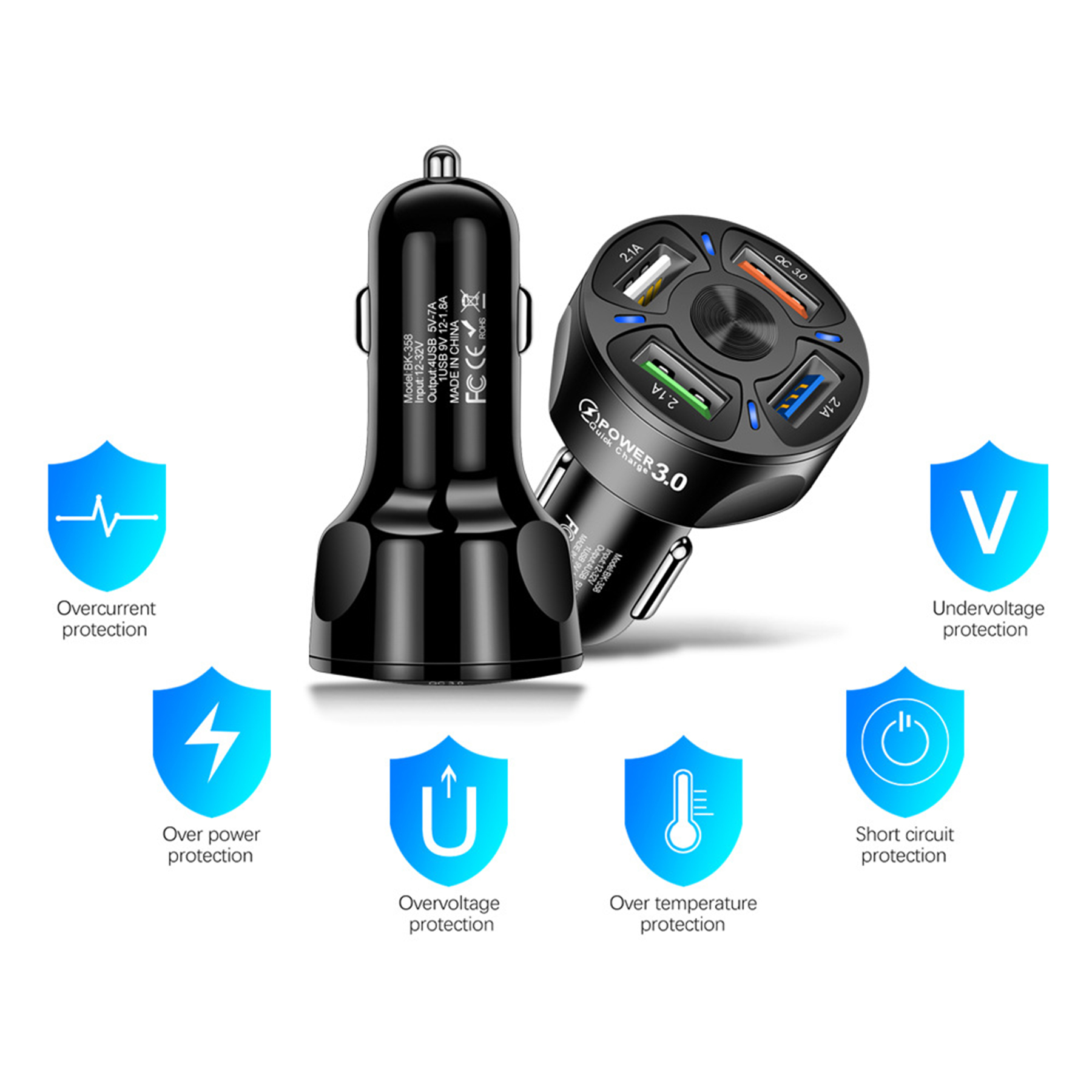 Car 4USB Charging 3