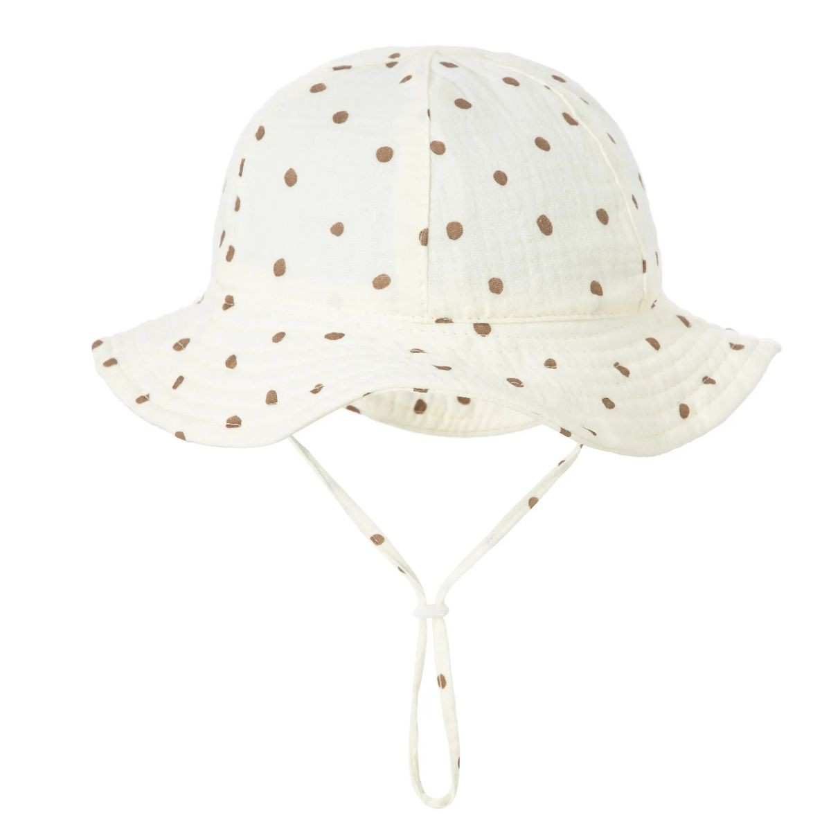 Infant Cotton Hat with Chin Strap 3