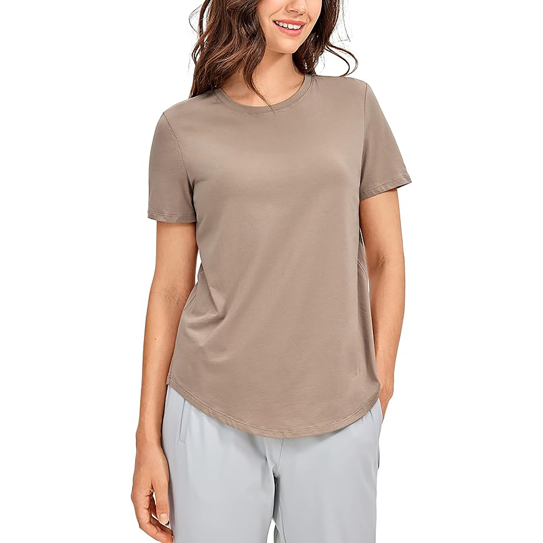 Men's Cotton Hip Hop Crew Neck Long T Shirt 29