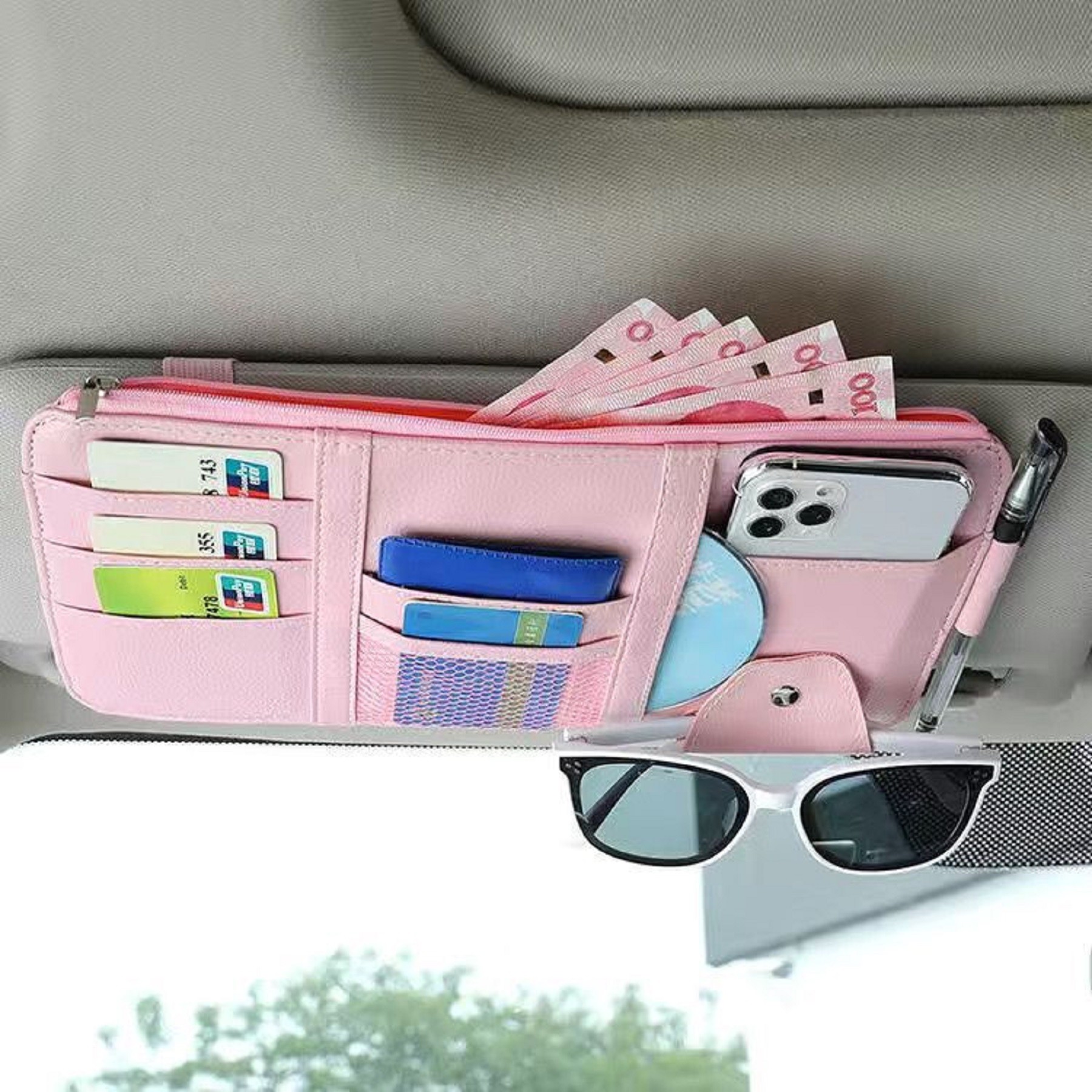 Accessories Car Truck Visor Storage Pouch Holder 1