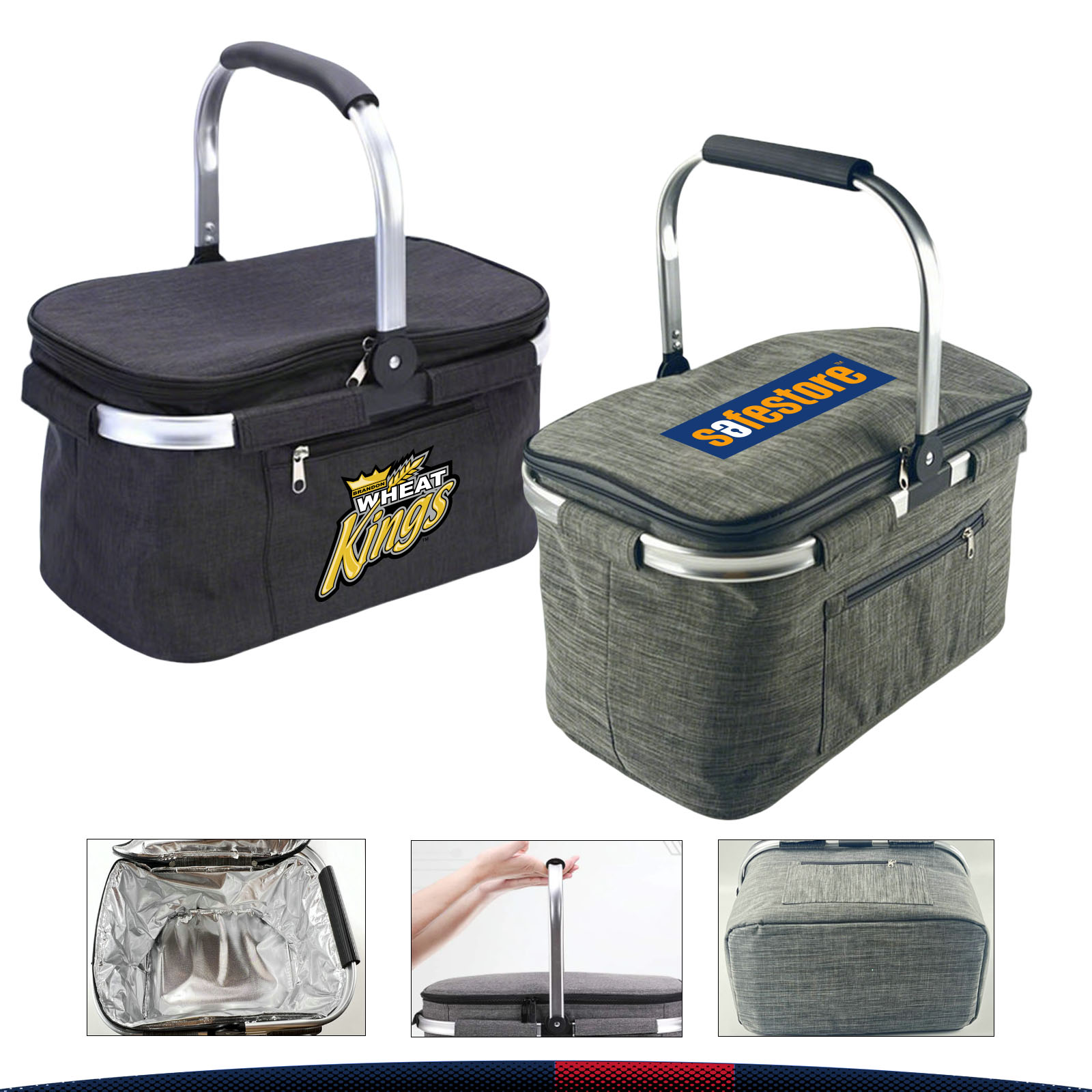Solvix Collapsible Insulated Picnic Basket 2