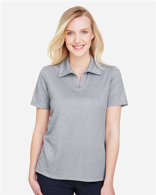 Women's CrownLux Performance® Address Melange Polo - DG22W 56
