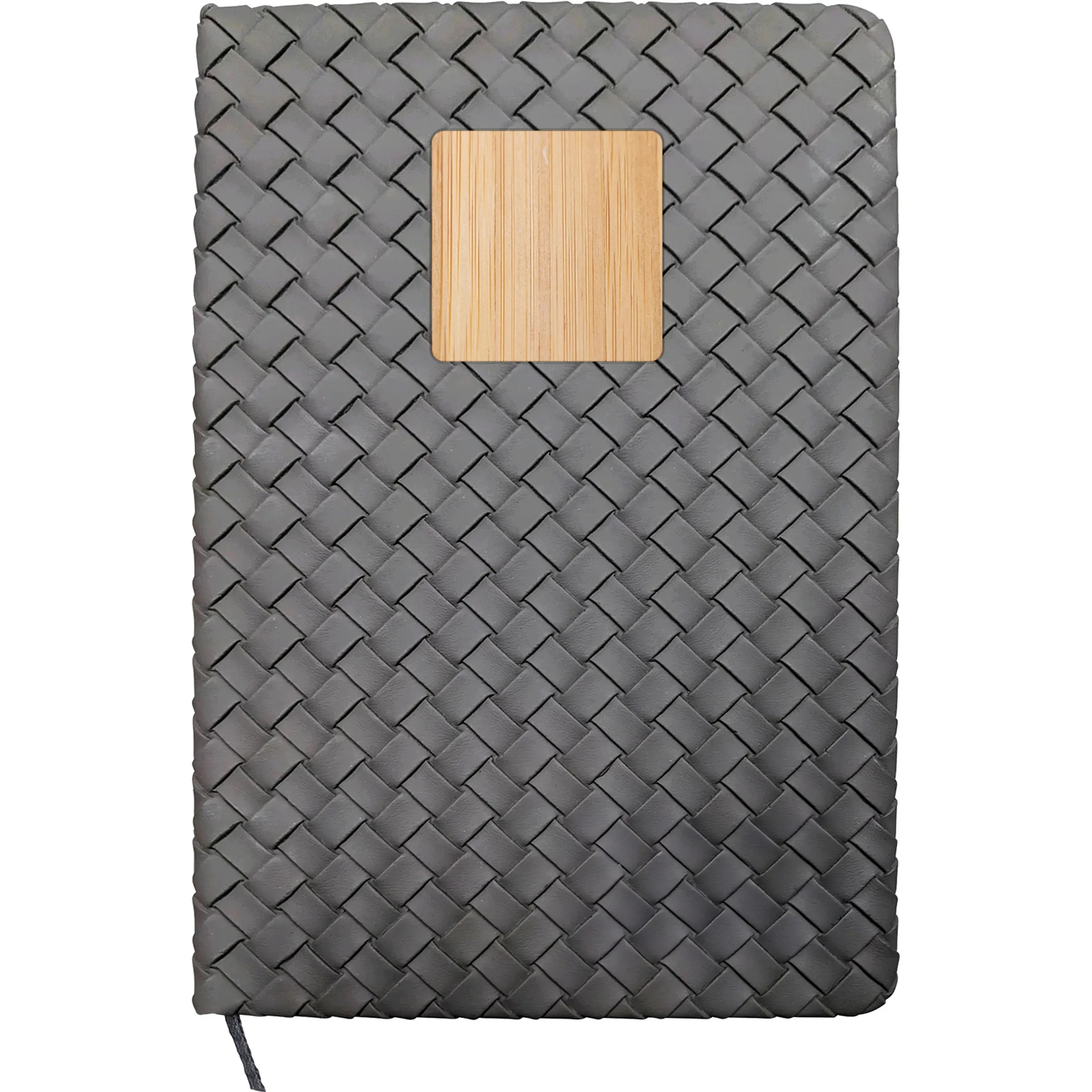 Woven Notebook with Bamboo Accent 2