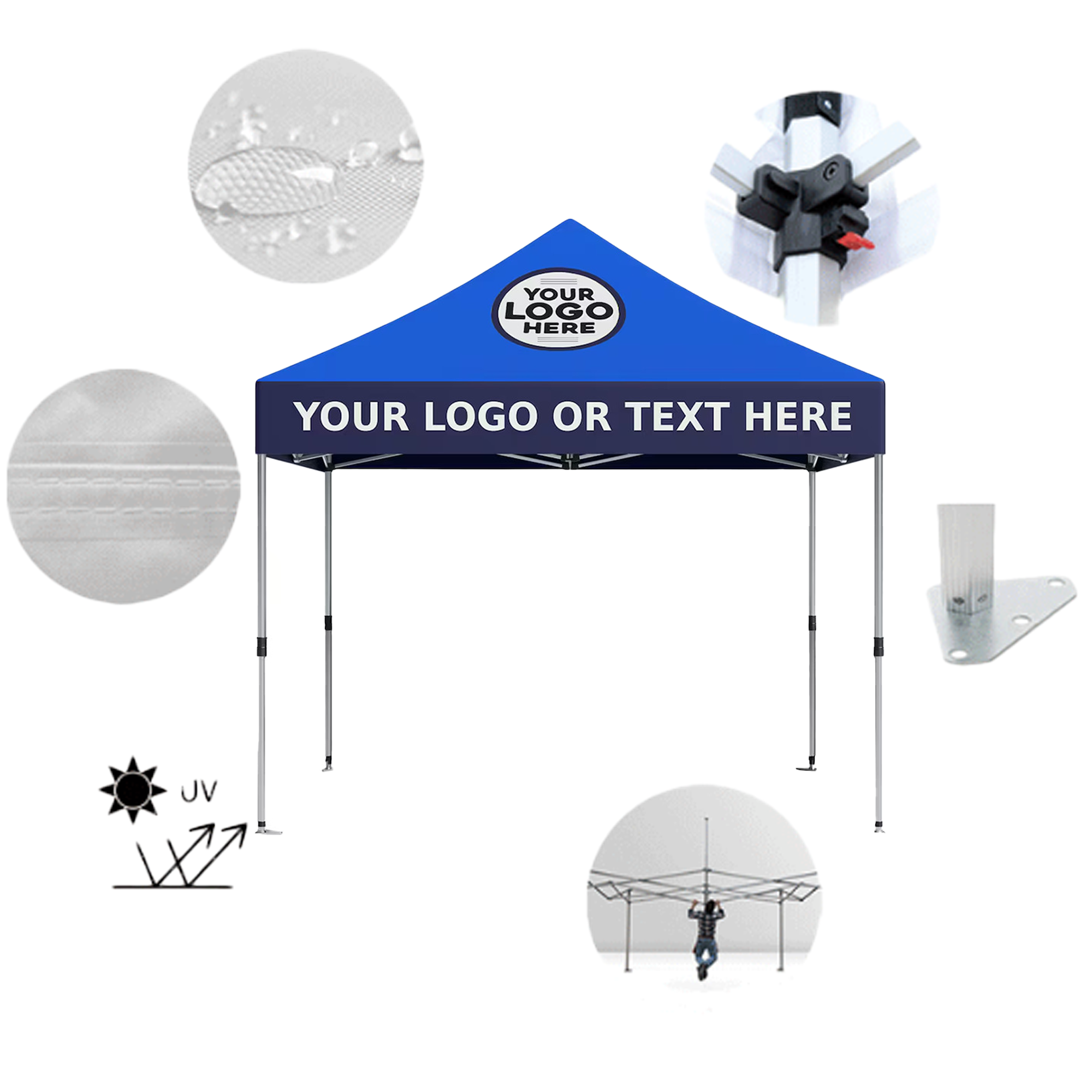 Custom 10' x 10' Event Canopy Tent with Full-Color Printing 2