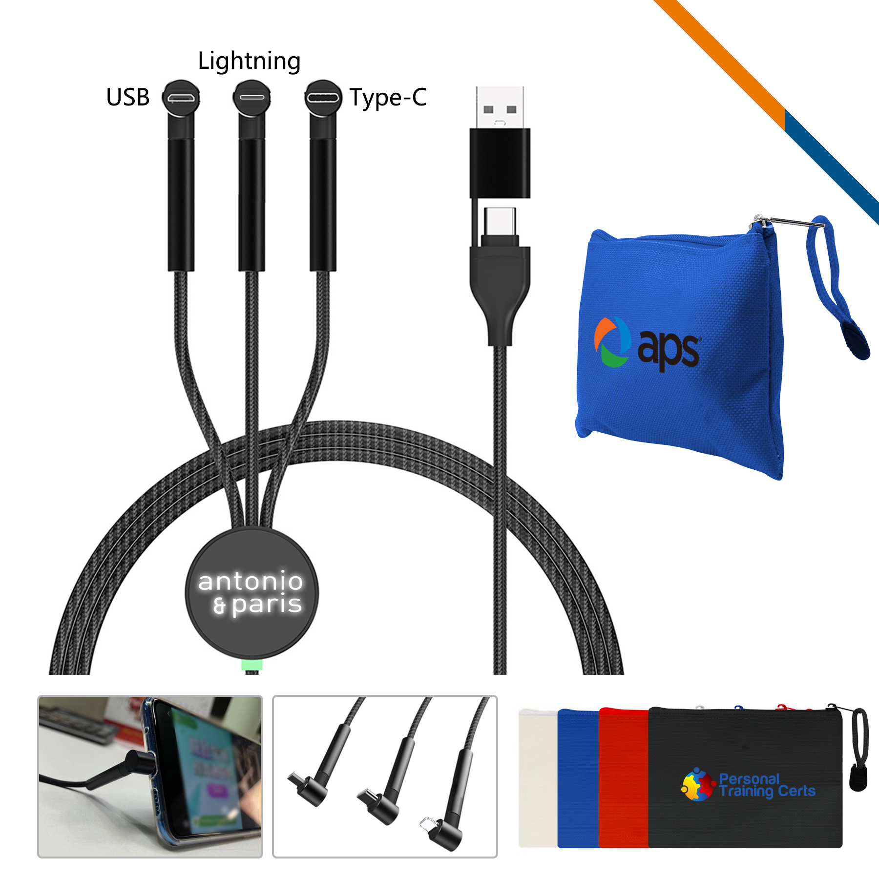 Muli 5in1 Charging Cable 4