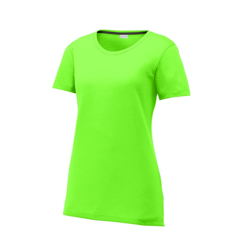 Sport-Tek Women's PosiCharge Competitor Cotton Touch Scoop Neck Tee. 12
