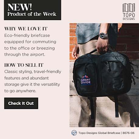 Topo Recycled Global Briefcase 104