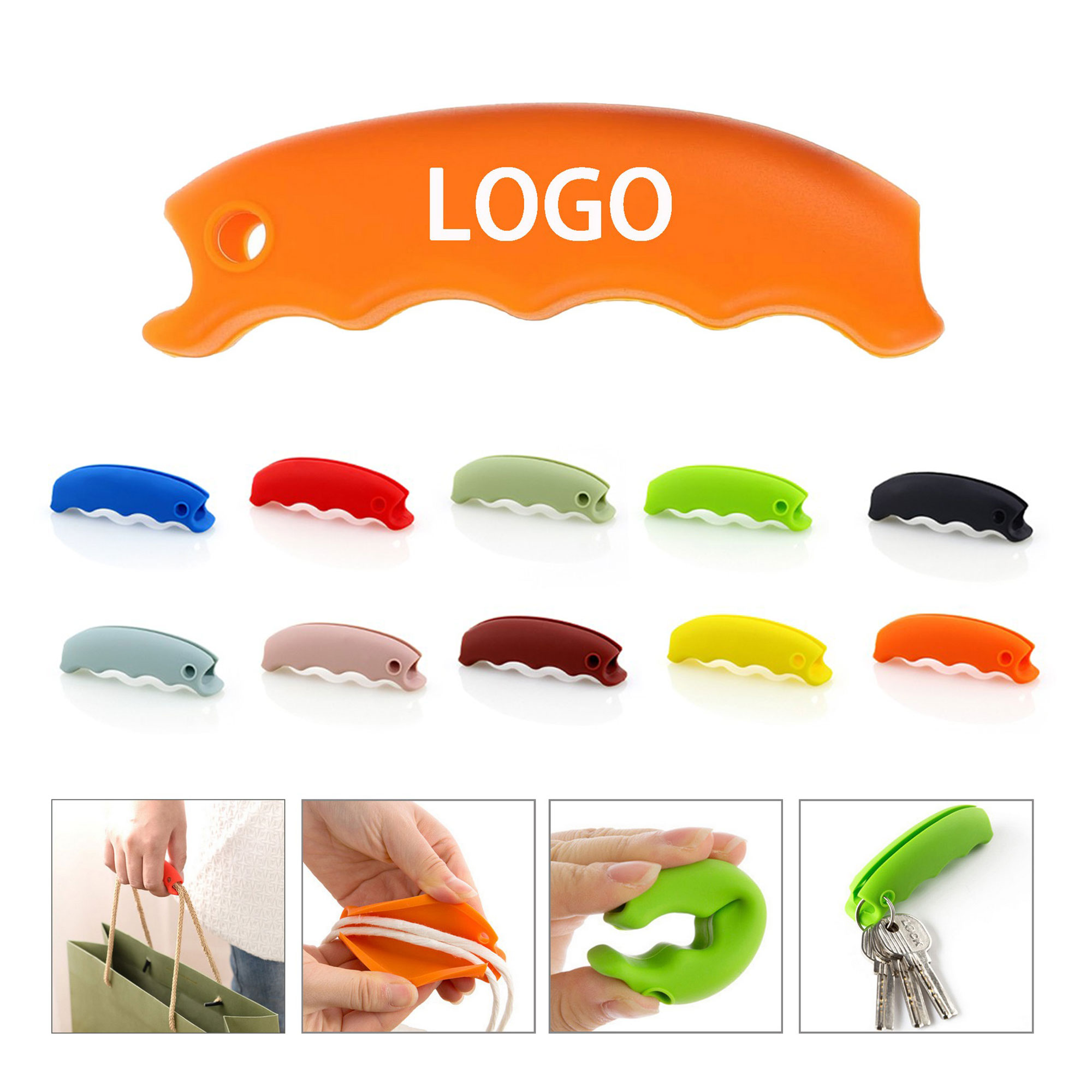 Silicone Handle Shopping Bag Carrier 9