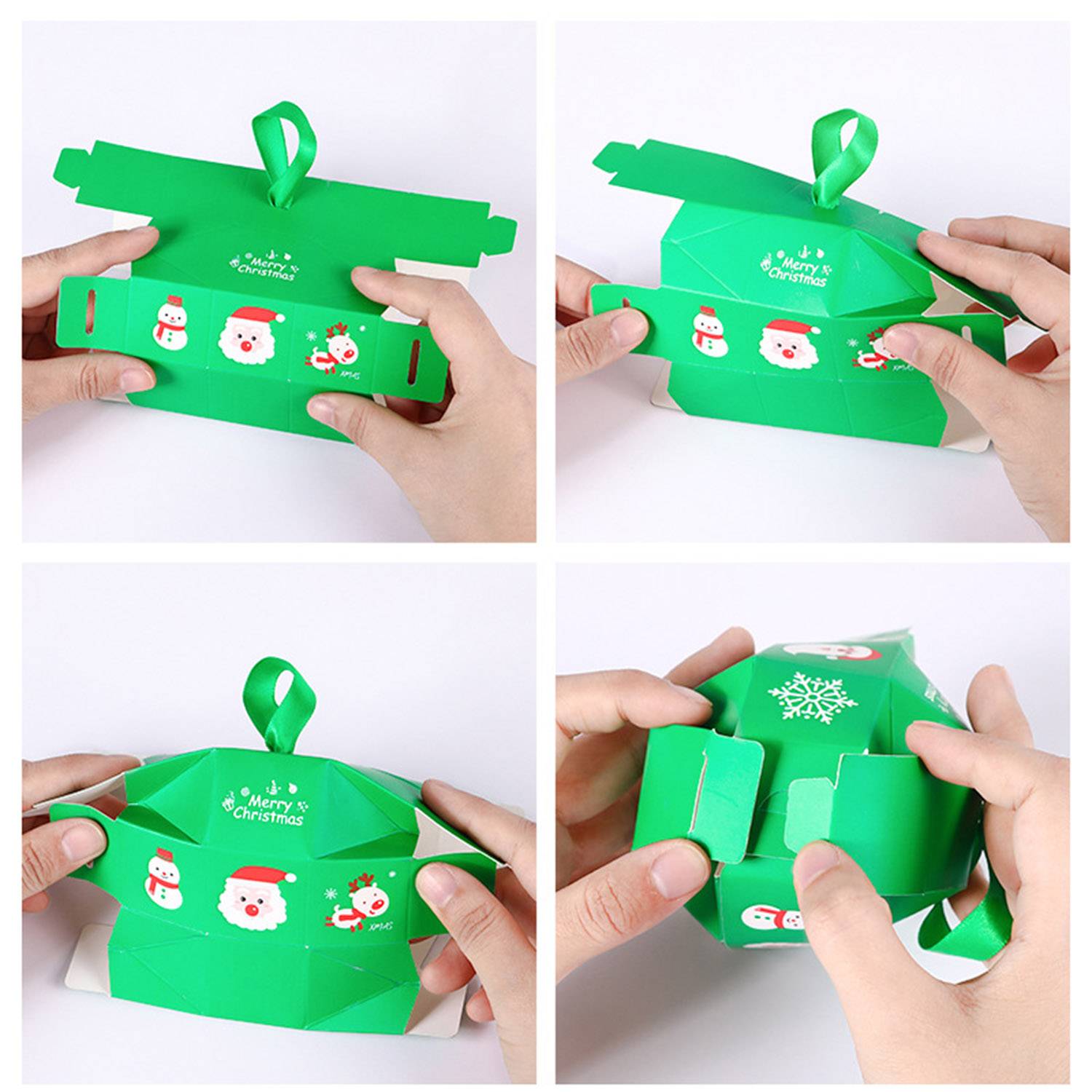 Christmas Foldable and Decorative Printed Holiday Cookie Box 2